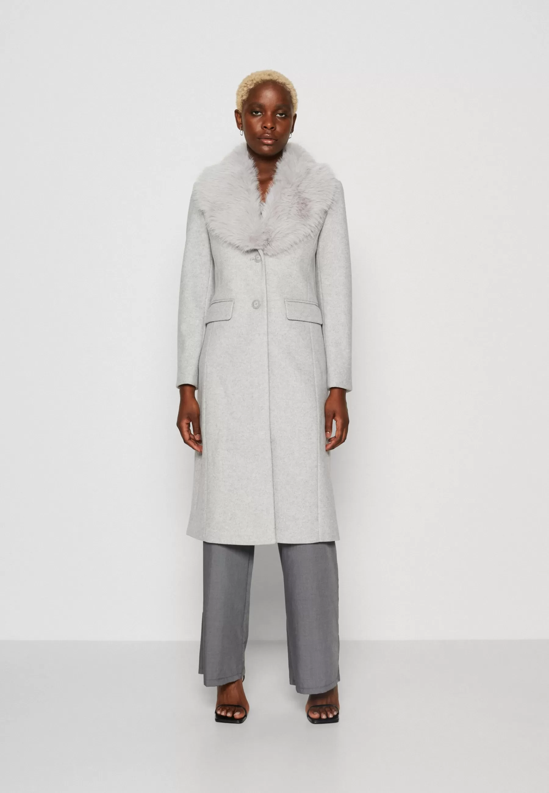 Forever New Amber Collar Coat - Mantel>Dames Wollen Jassen