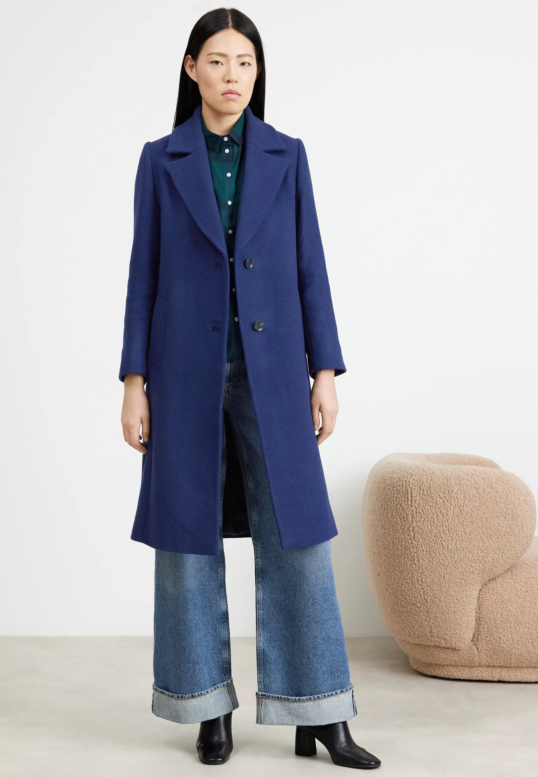 Barbour Angelina - Mantel>Dames Wollen Jassen