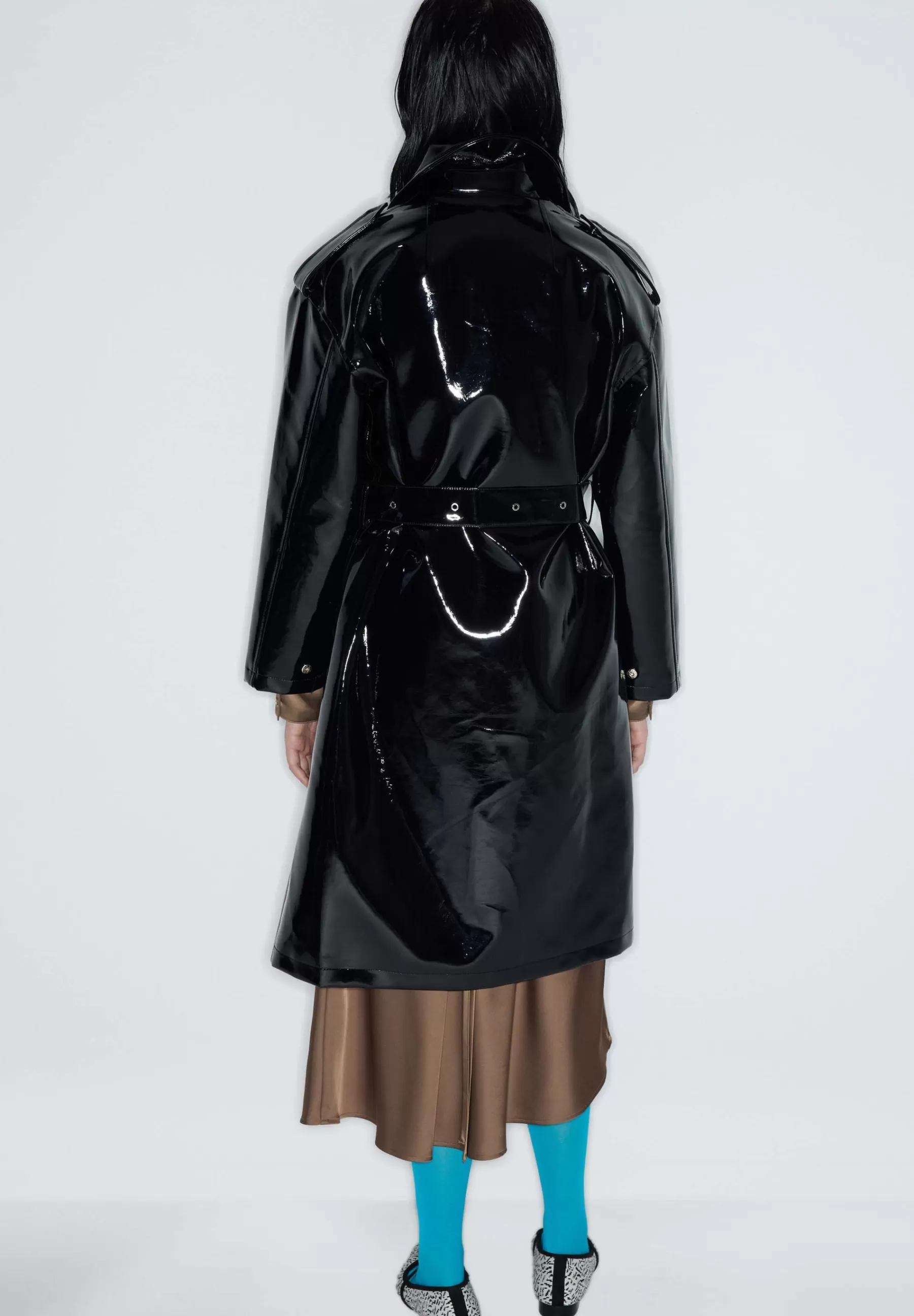 Dames Twist Trenchcoats | Belted - Trenchcoat