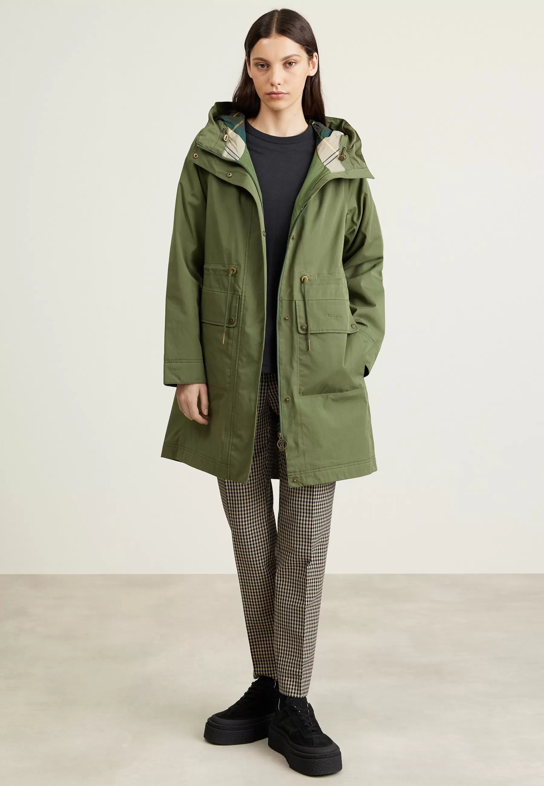 Dames Barbour Parka's | Bowlees Jacket - Regenjas