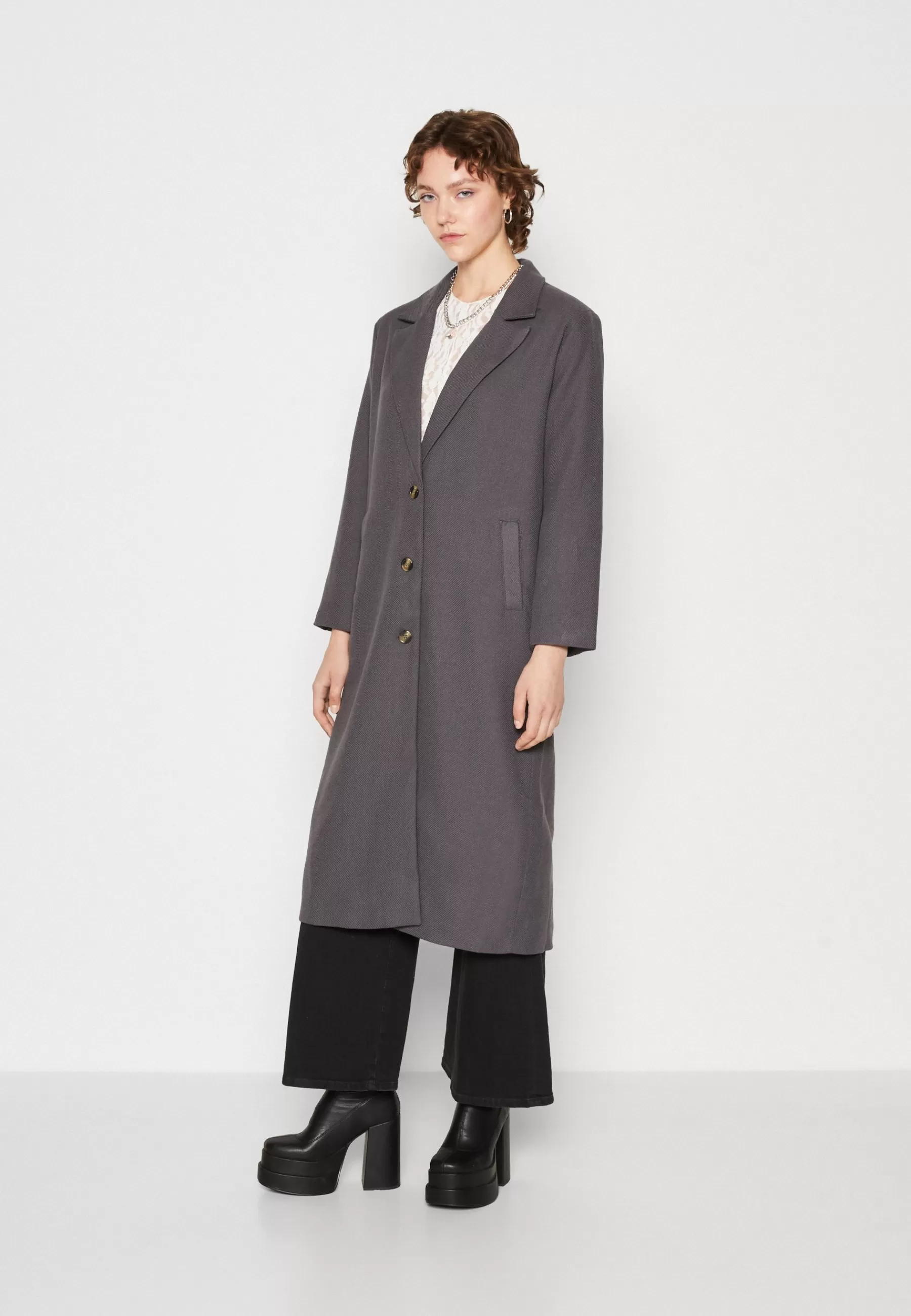 Cotton On Button Down Coat - Mantel>Dames Wollen Jassen