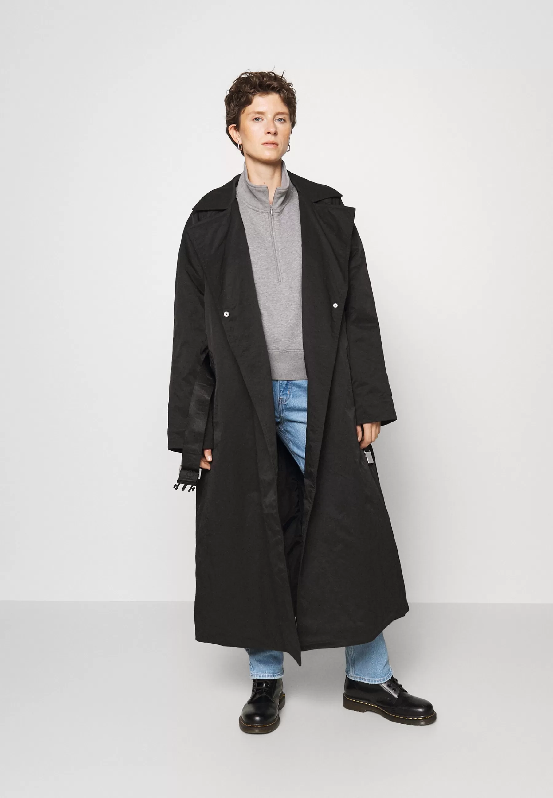 Calvin Klein Jeans Clean Padded Belted Trench - Mantel>Dames Wollen Jassen