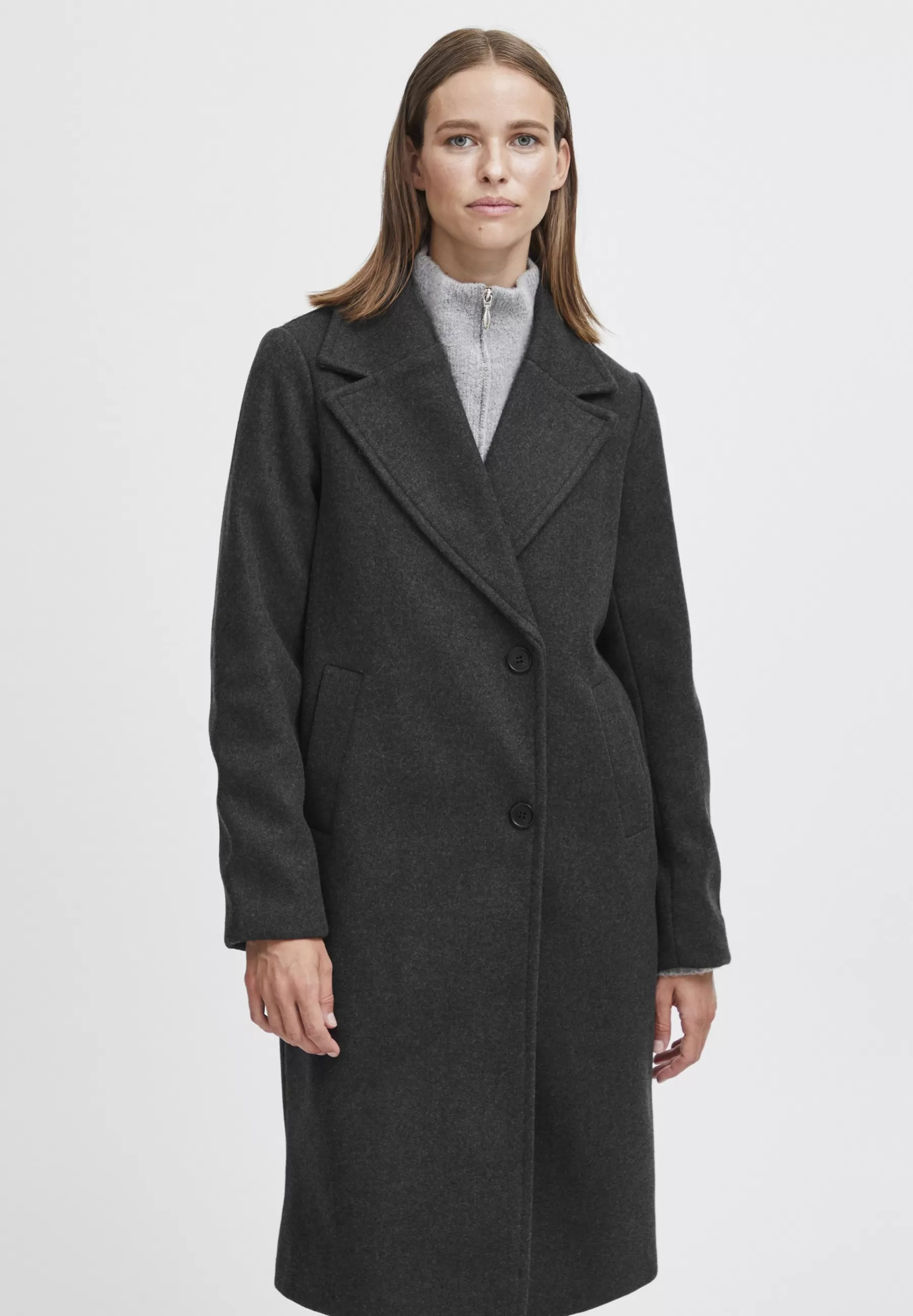 b.young Coat - Mantel>Dames Wollen Jassen