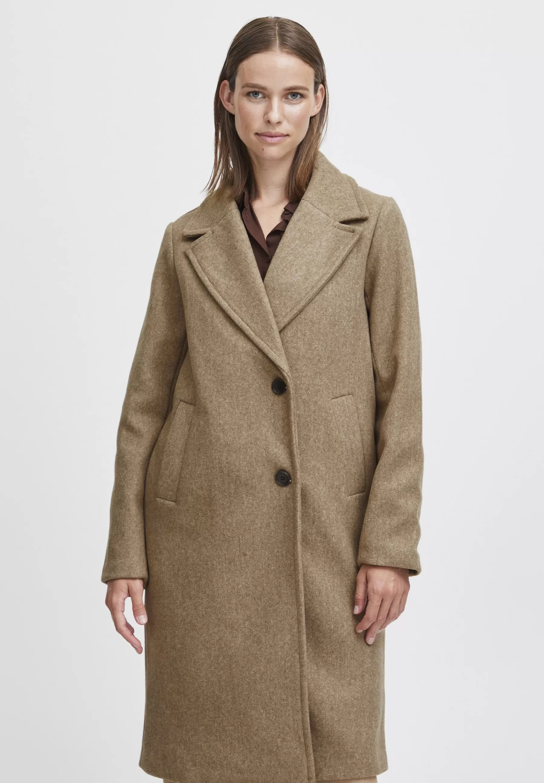b.young Coat - Mantel>Dames Wollen Jassen