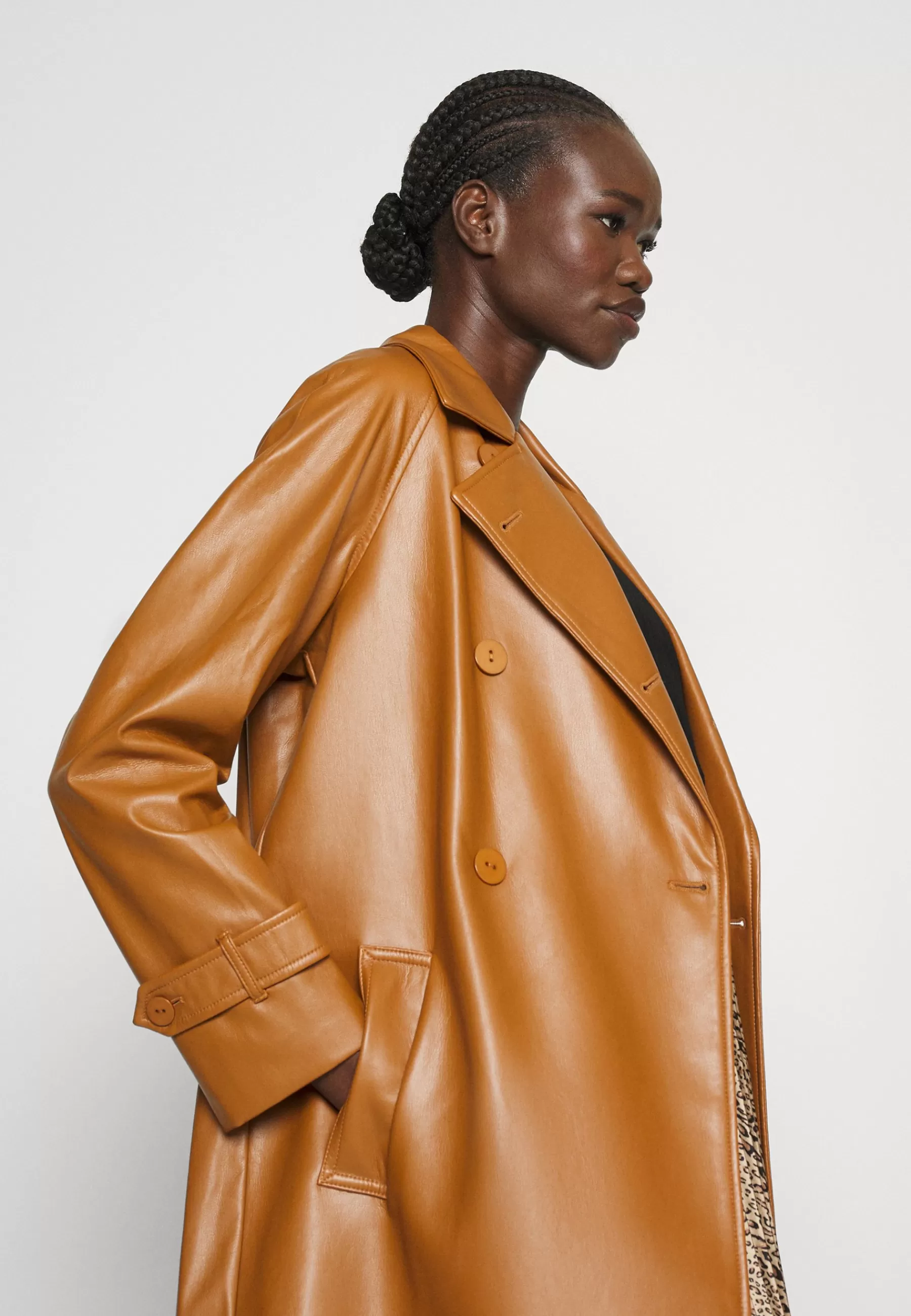 TWINSET Coated Coat - Mantel>Dames Wollen Jassen