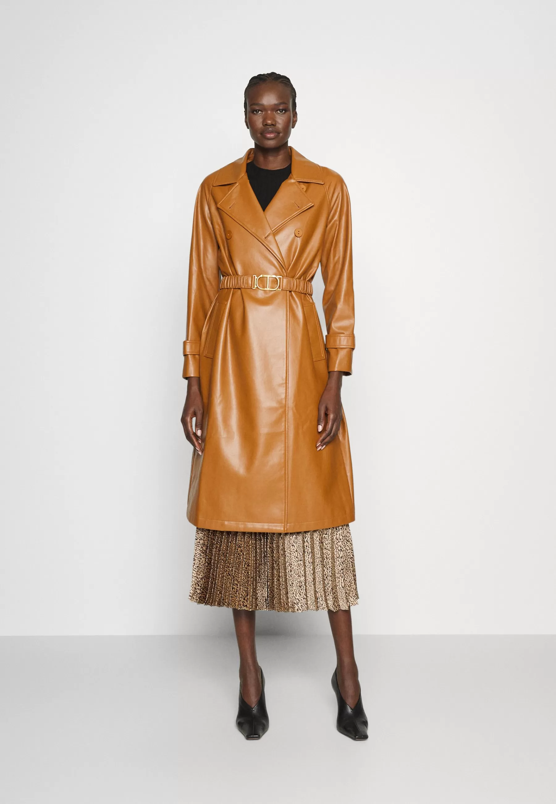 TWINSET Coated Coat - Mantel>Dames Wollen Jassen