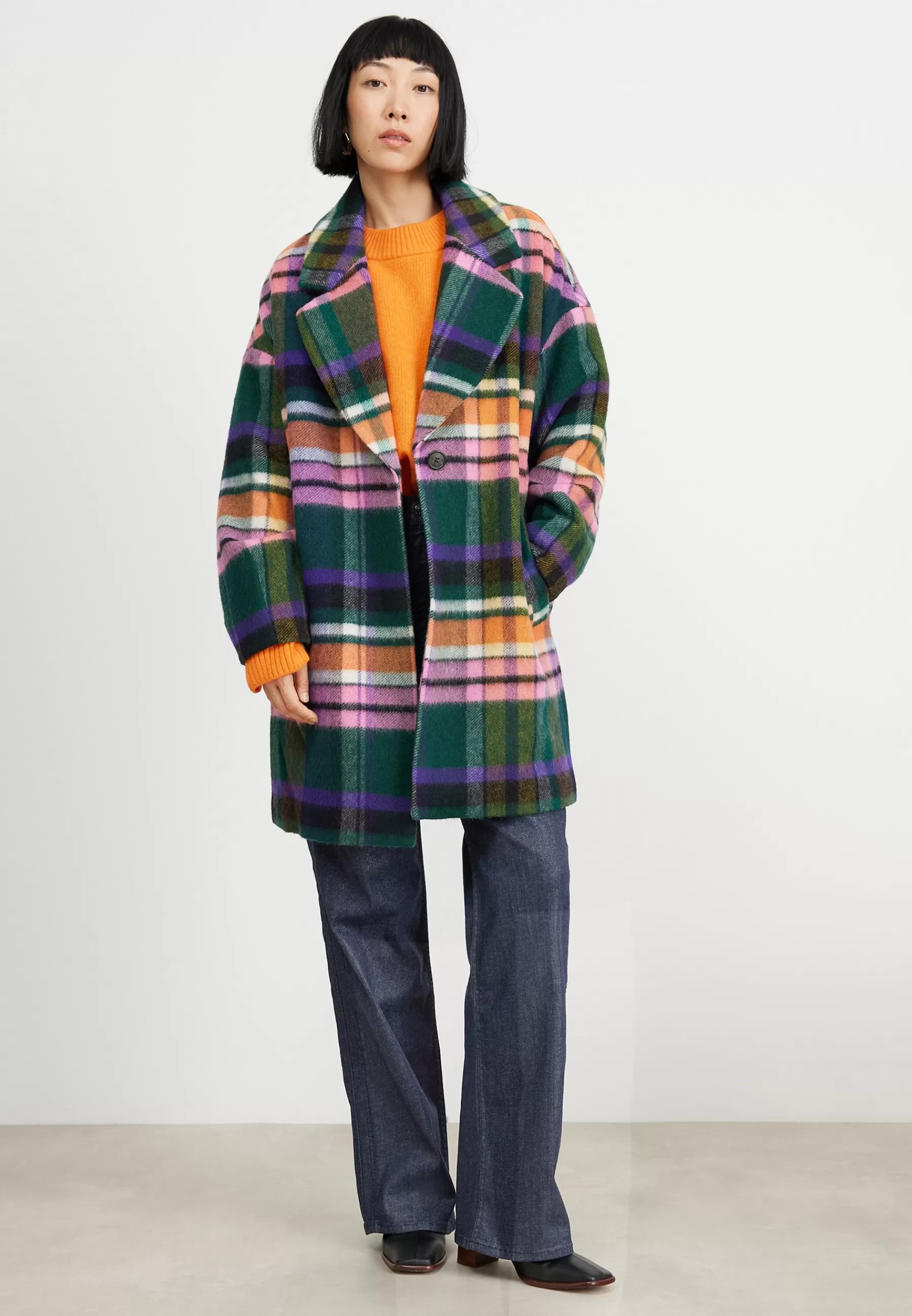 GANT Cocoon Coat - Mantel>Dames Wollen Jassen