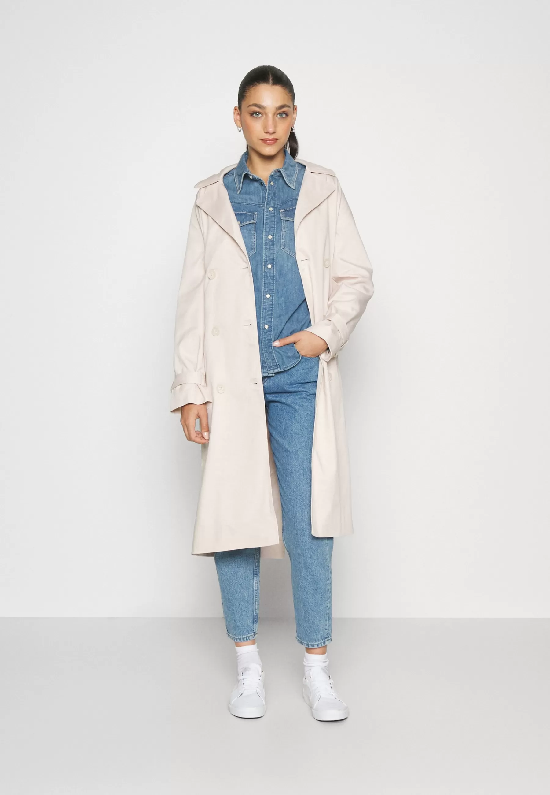 Dames Forever New Trenchcoats | Codie Relaxed - Trenchcoat