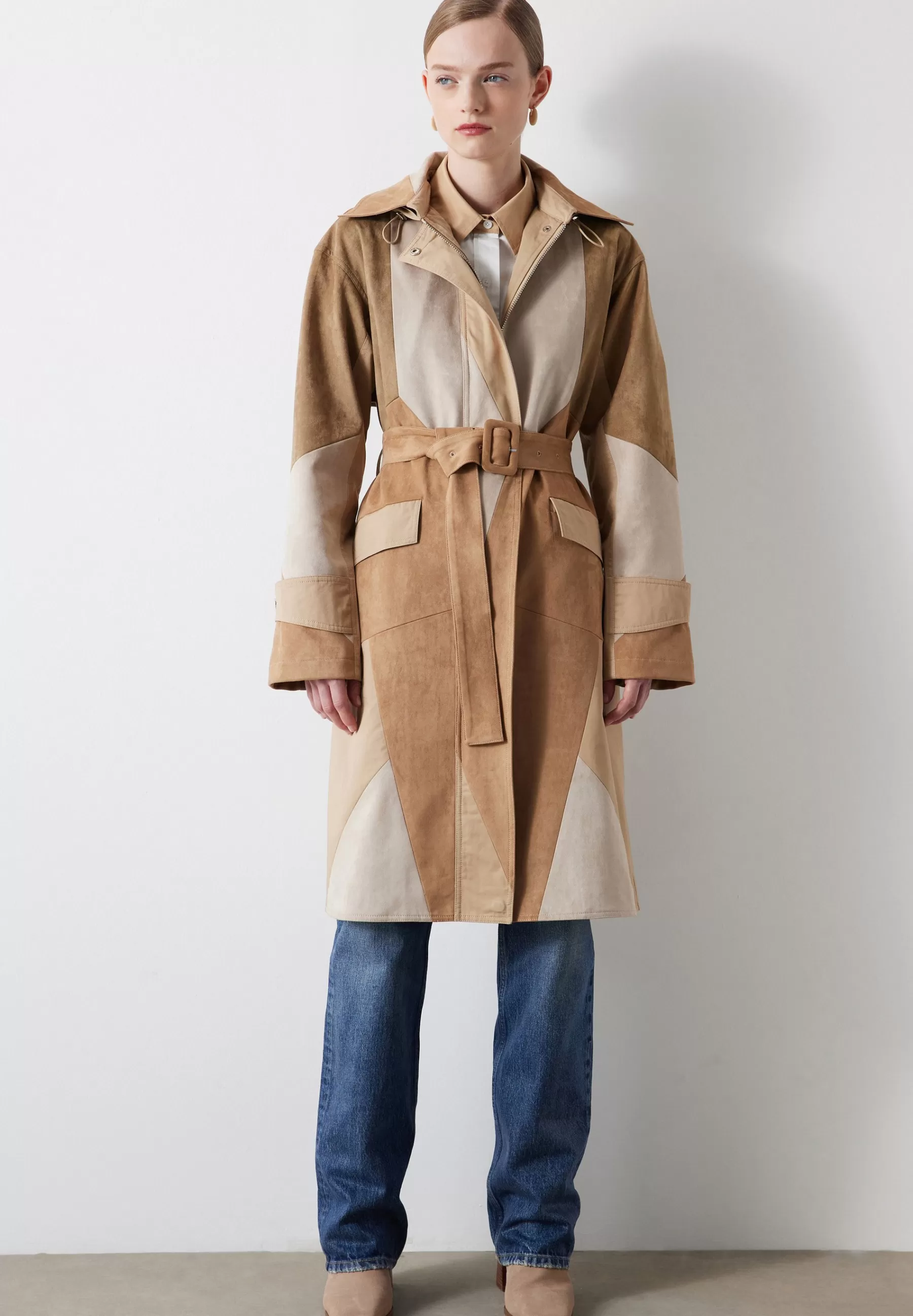 Dames Ipekyol Trenchcoats | Colorblock - Trenchcoat