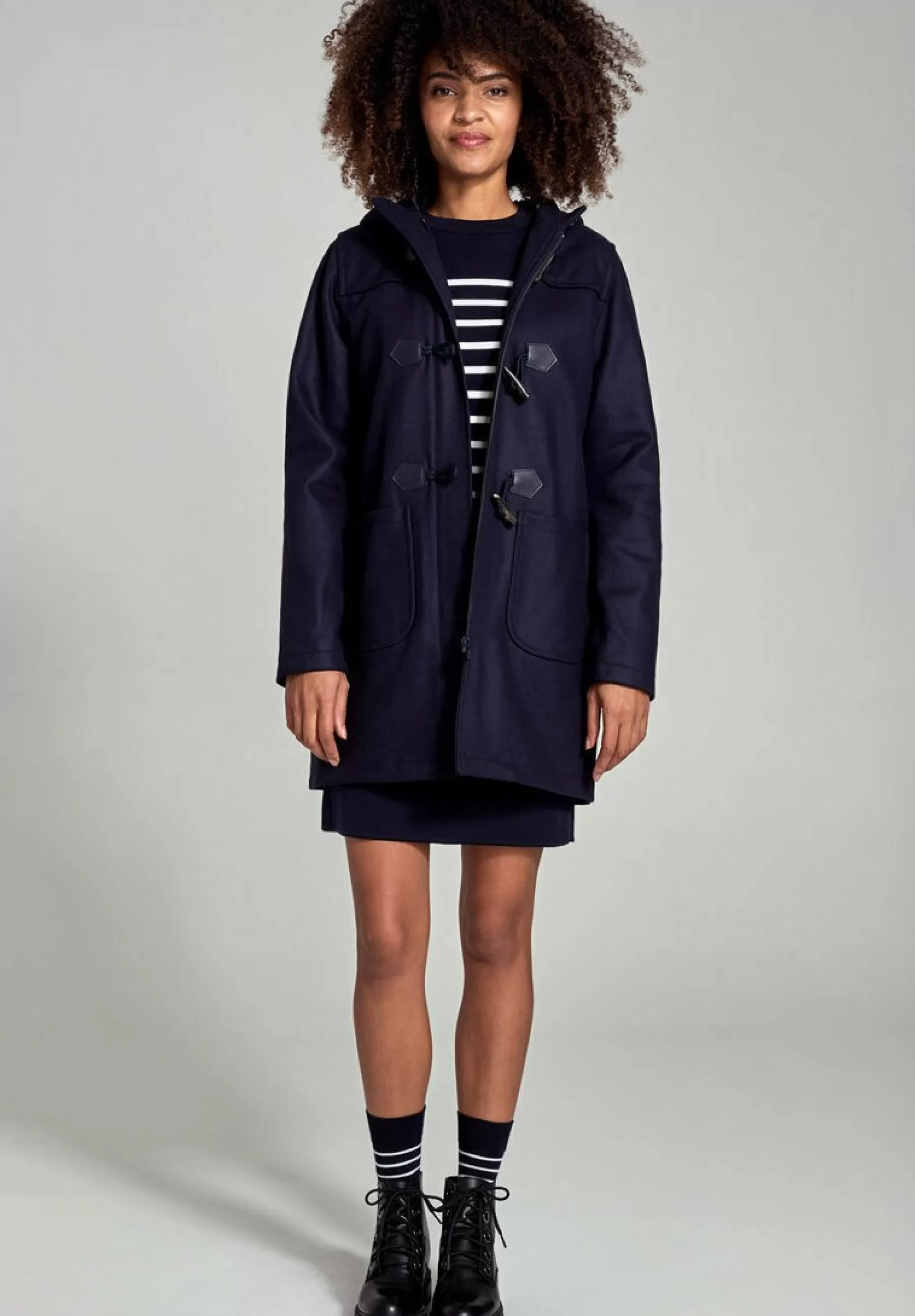 Armor lux Concarneau Dufflecoat - Mantel>Dames Wollen Jassen