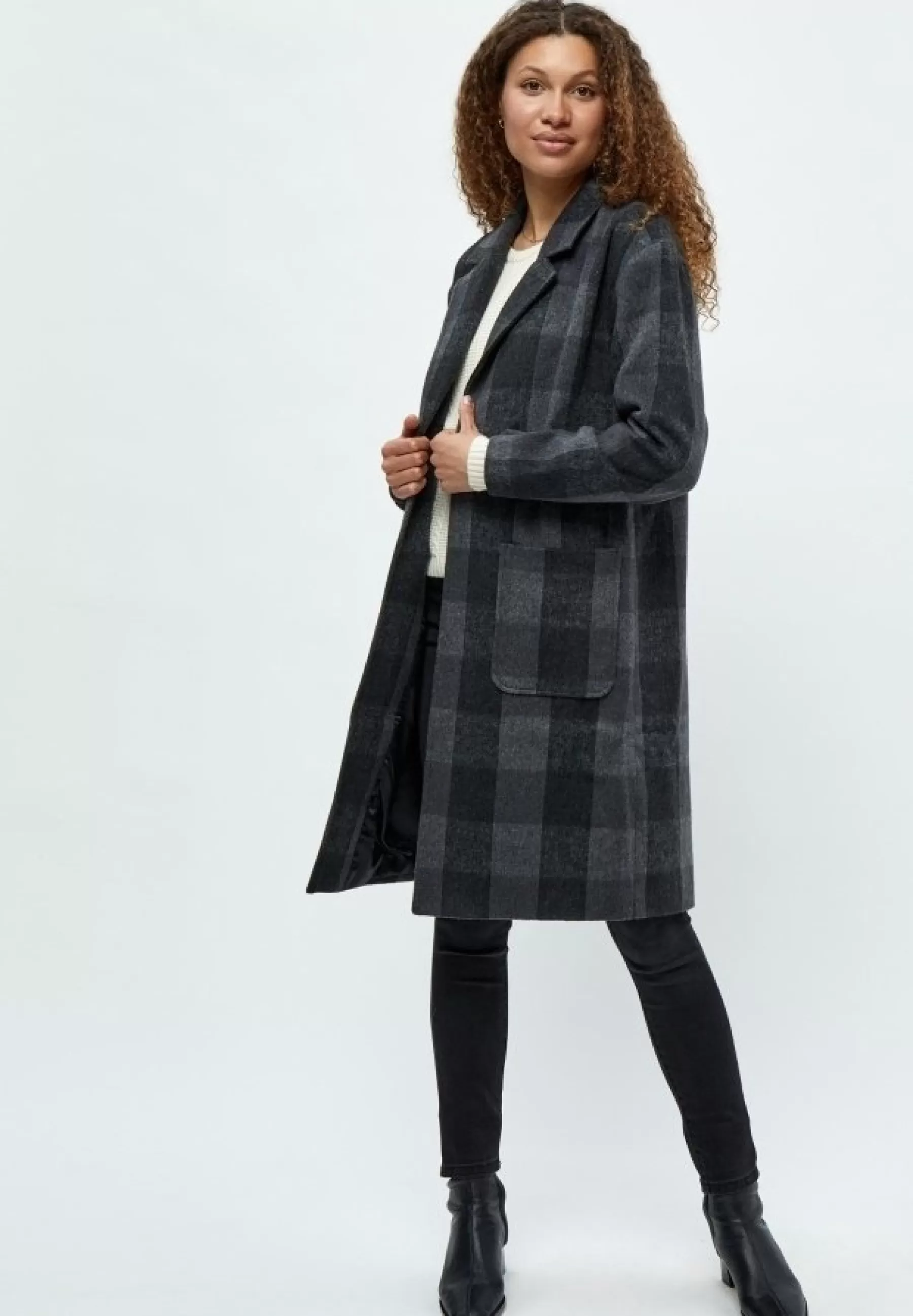 Desires Dekianna Coat - Mantel>Dames Wollen Jassen