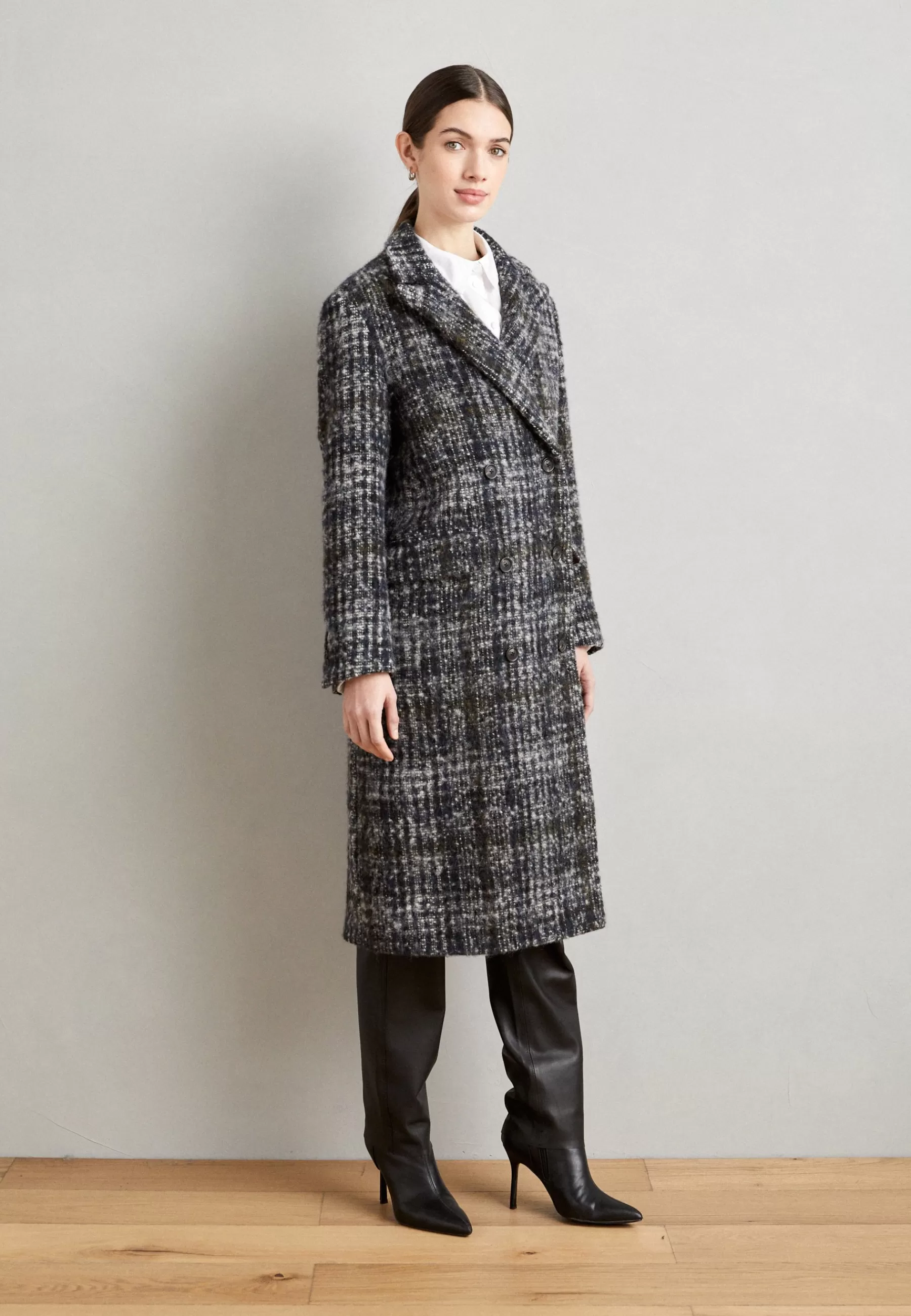 Scotch & Soda Double Breasted Coat - Mantel>Dames Wollen Jassen