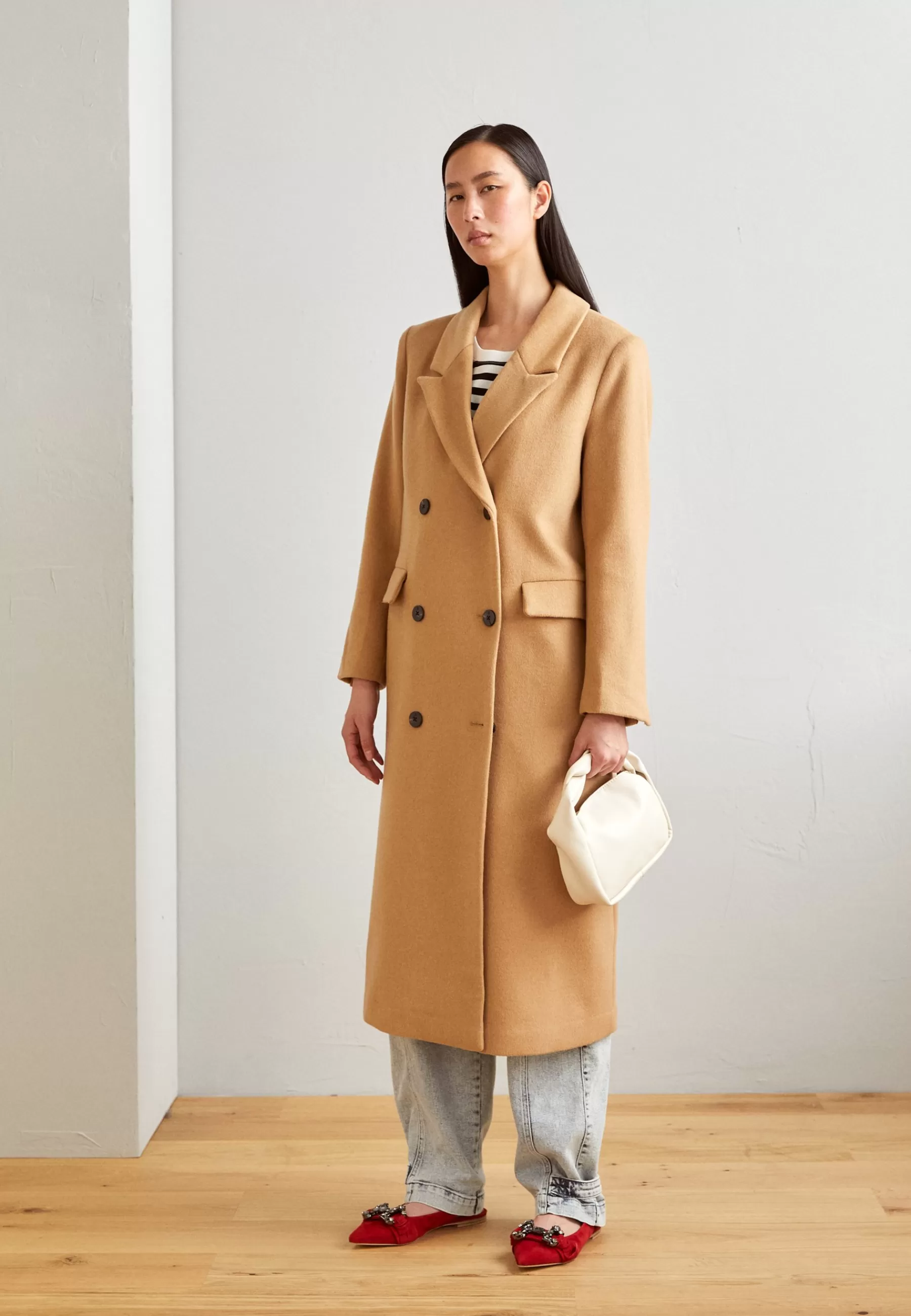 Scotch & Soda Double Breasted Coat - Mantel>Dames Wollen Jassen