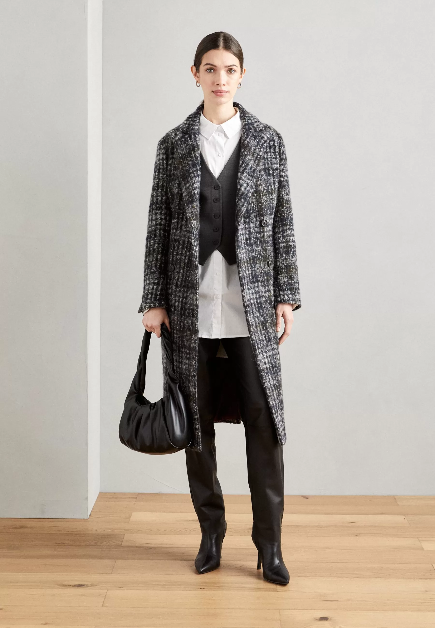 Scotch & Soda Double Breasted Coat - Mantel>Dames Wollen Jassen