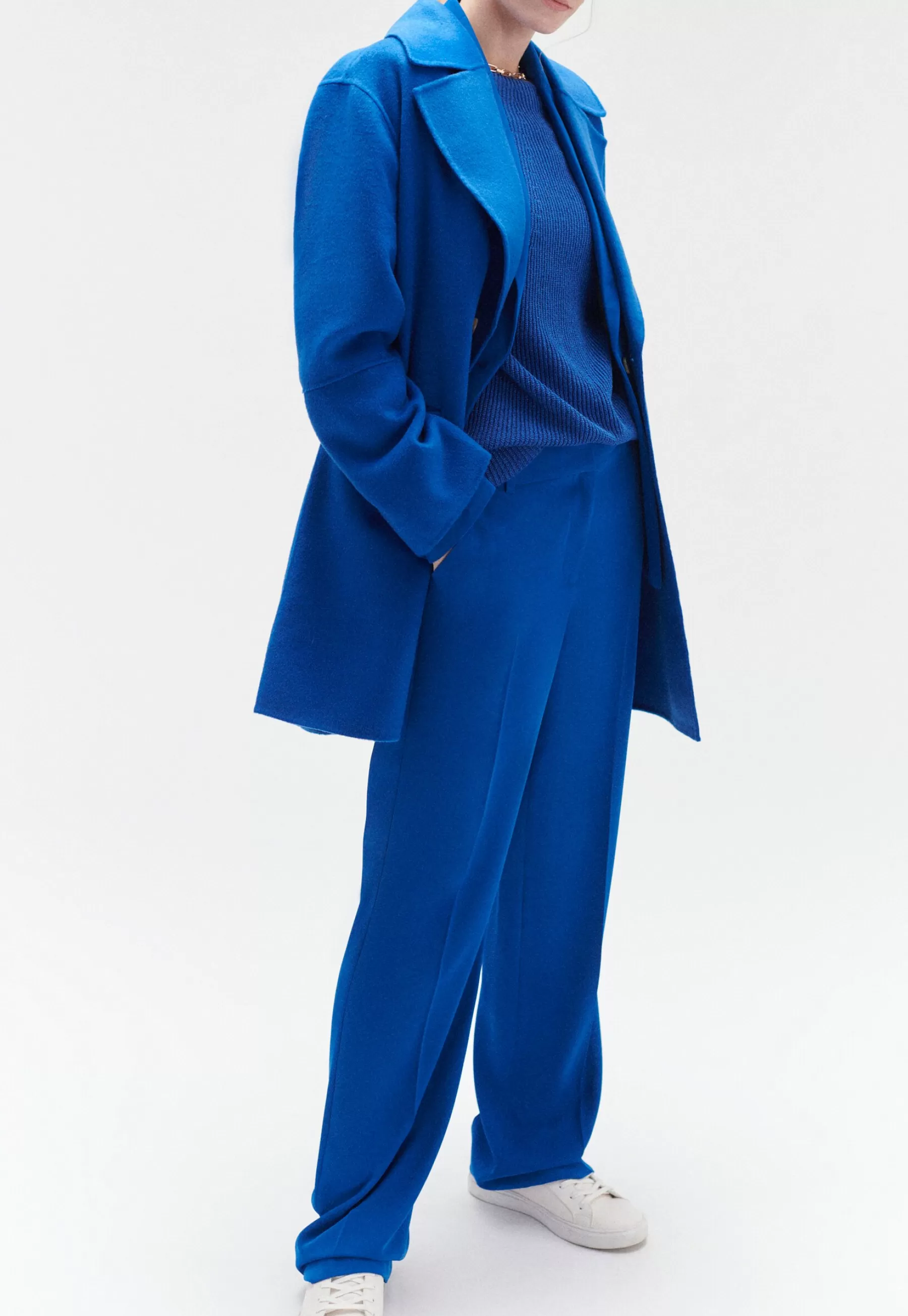 Caroll Elegant Modern - Halflange Jas>Dames Wollen Jassen