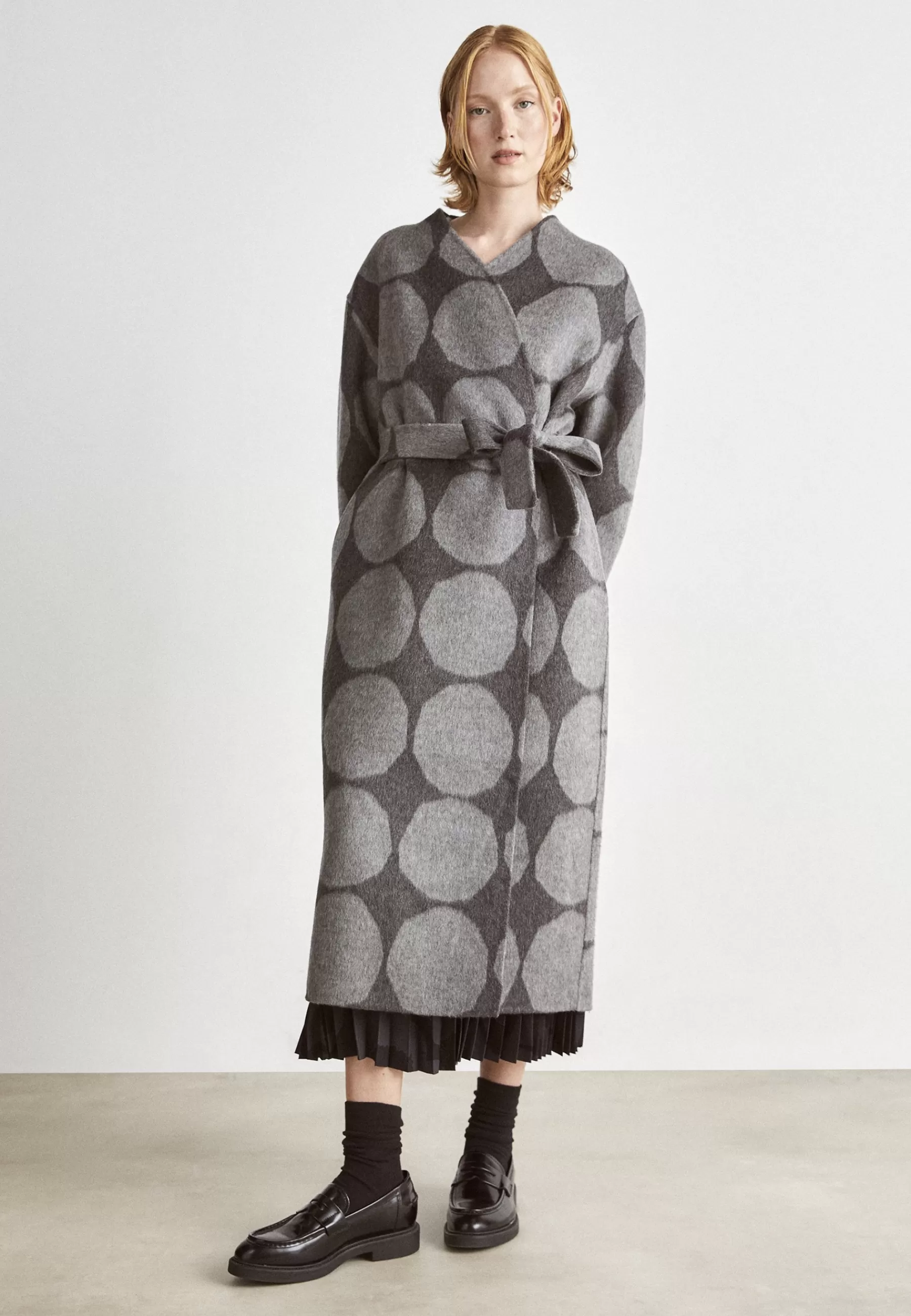 Marimekko Elfa Kivet Coat - Mantel>Dames Wollen Jassen