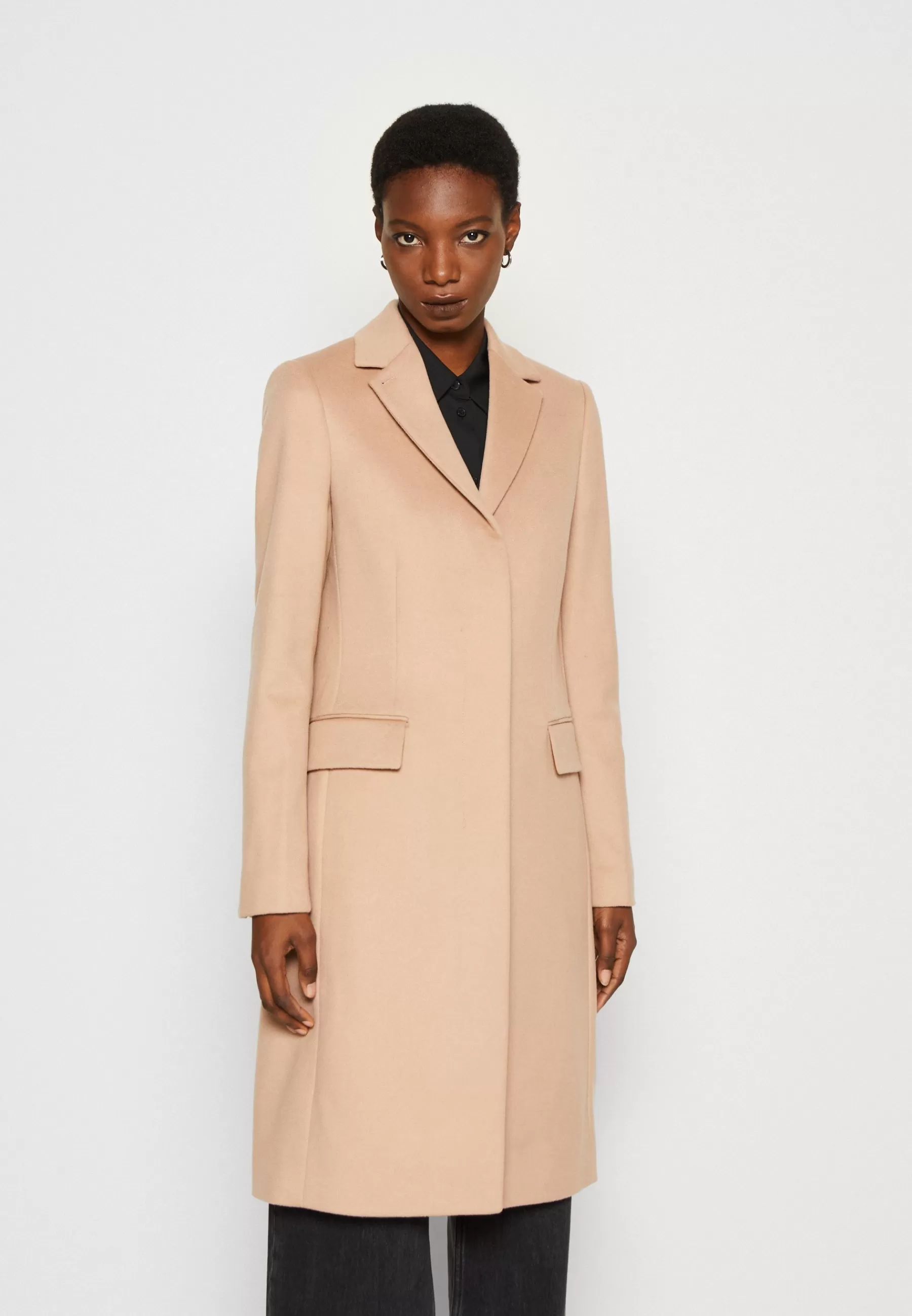 Calvin Klein Essential Coat - Mantel>Dames Wollen Jassen