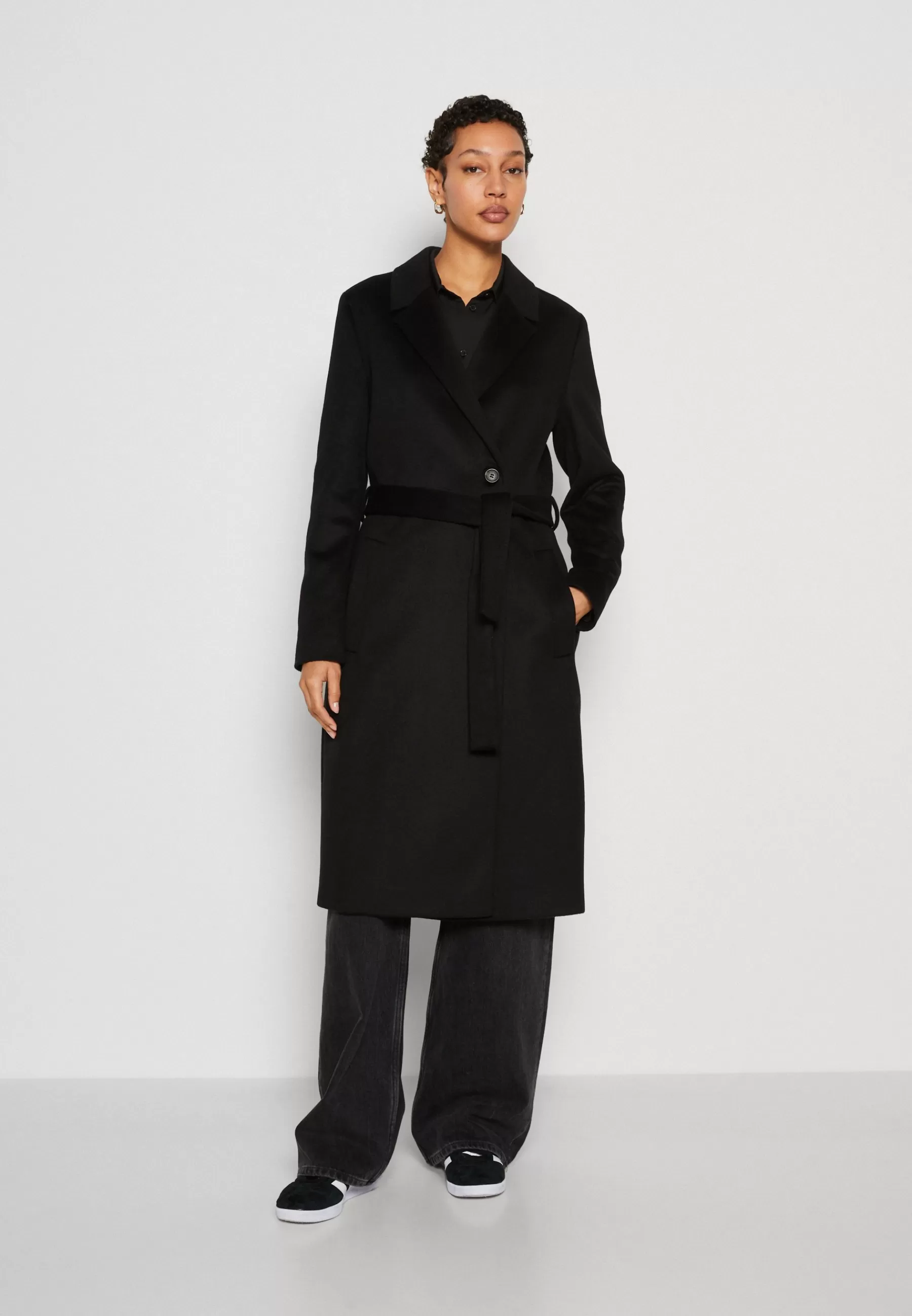 Calvin Klein Essential Wrap Coat - Mantel>Dames Wollen Jassen