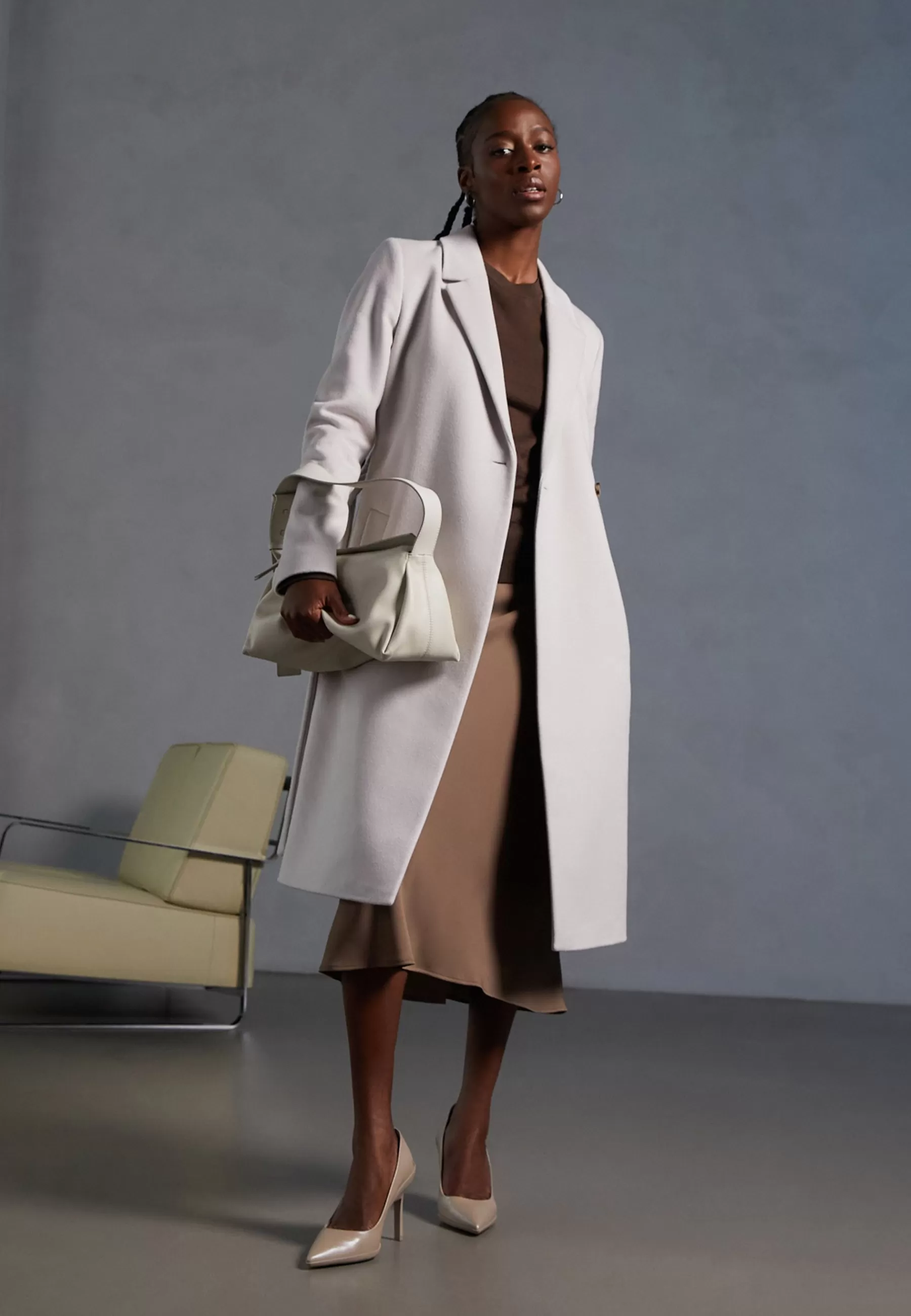 Calvin Klein Essential Wrap Coat - Mantel>Dames Wollen Jassen