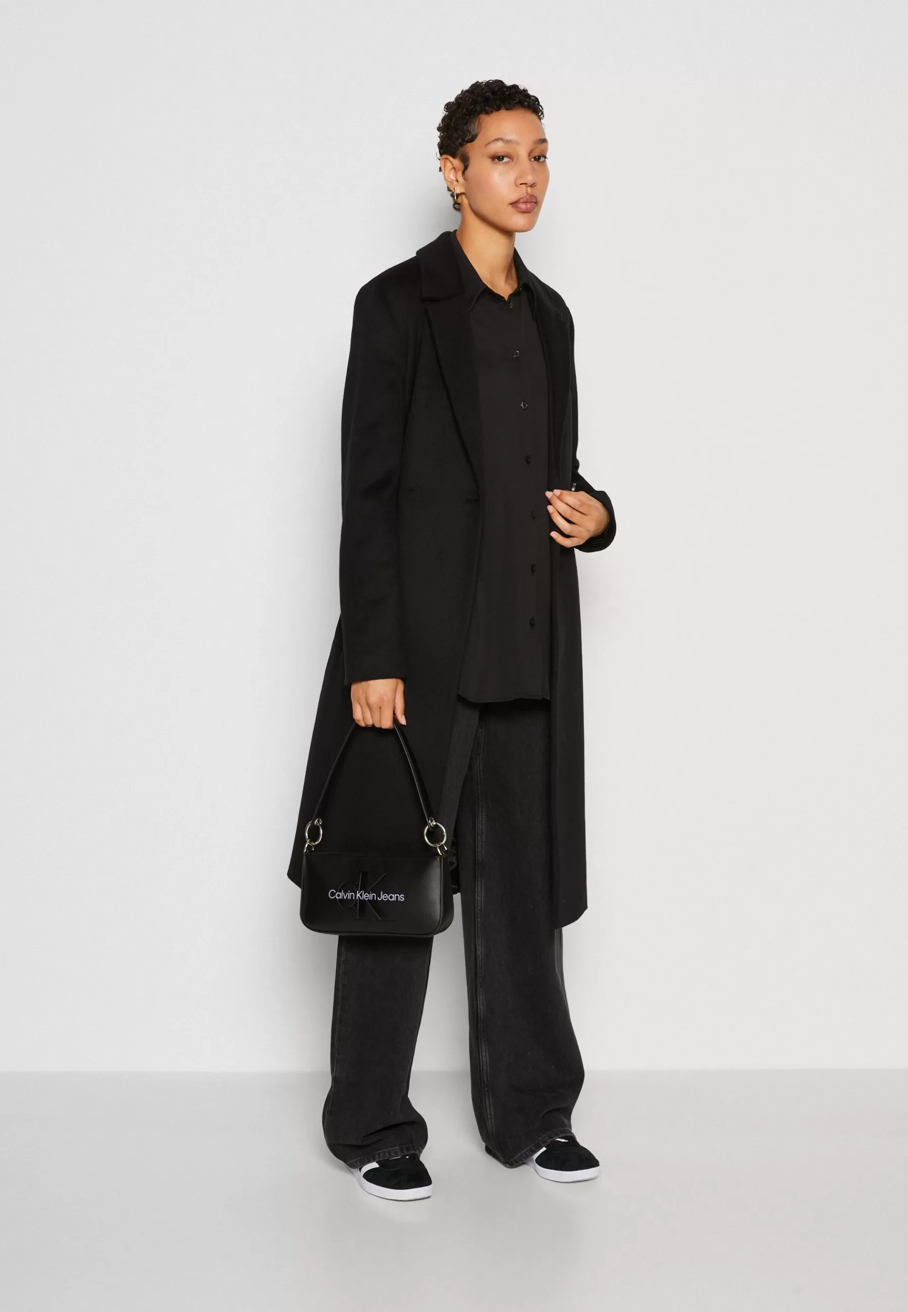 Calvin Klein Essential Wrap Coat - Mantel>Dames Wollen Jassen