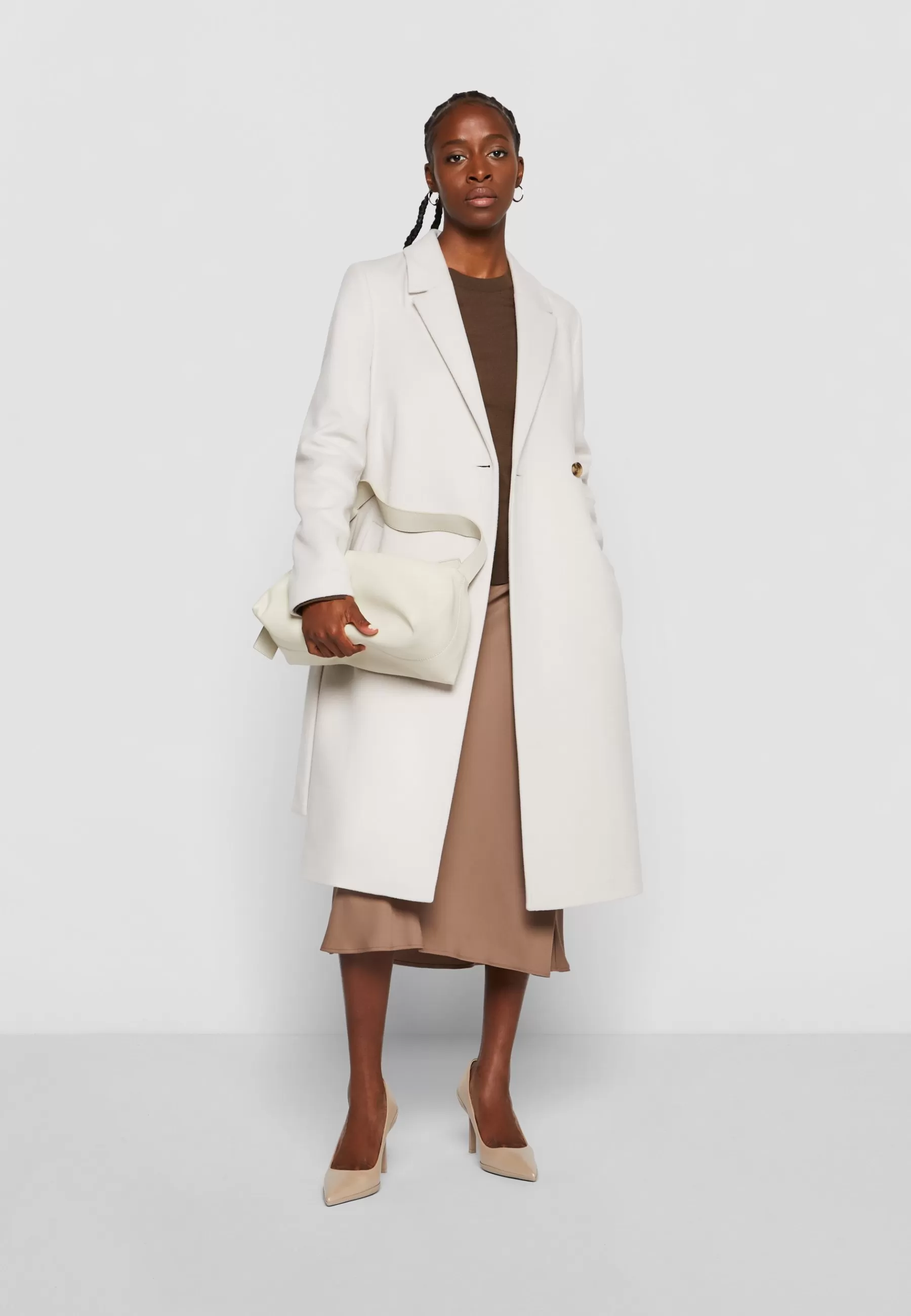 Calvin Klein Essential Wrap Coat - Mantel>Dames Wollen Jassen