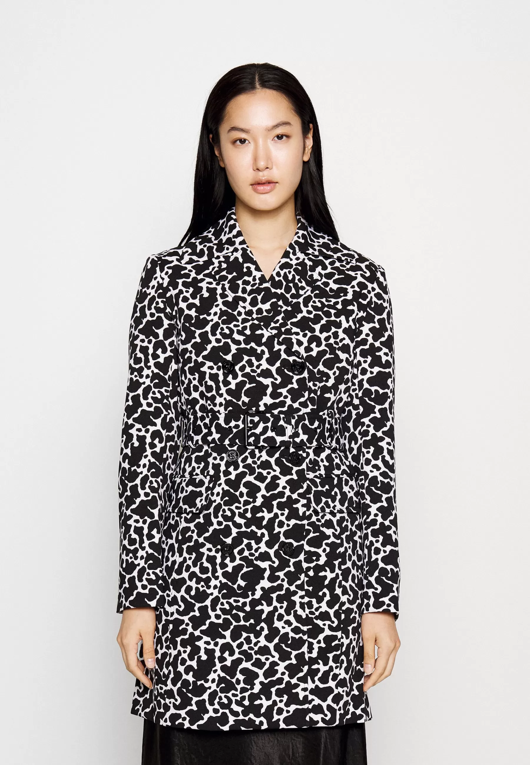 MICHAEL Michael Kors Fitted Animl - Mantel>Dames Wollen Jassen