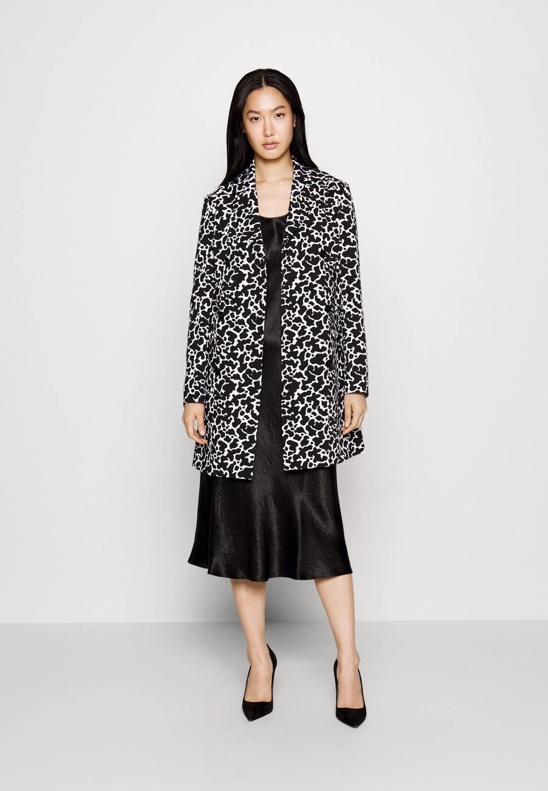 MICHAEL Michael Kors Fitted Animl - Mantel>Dames Wollen Jassen