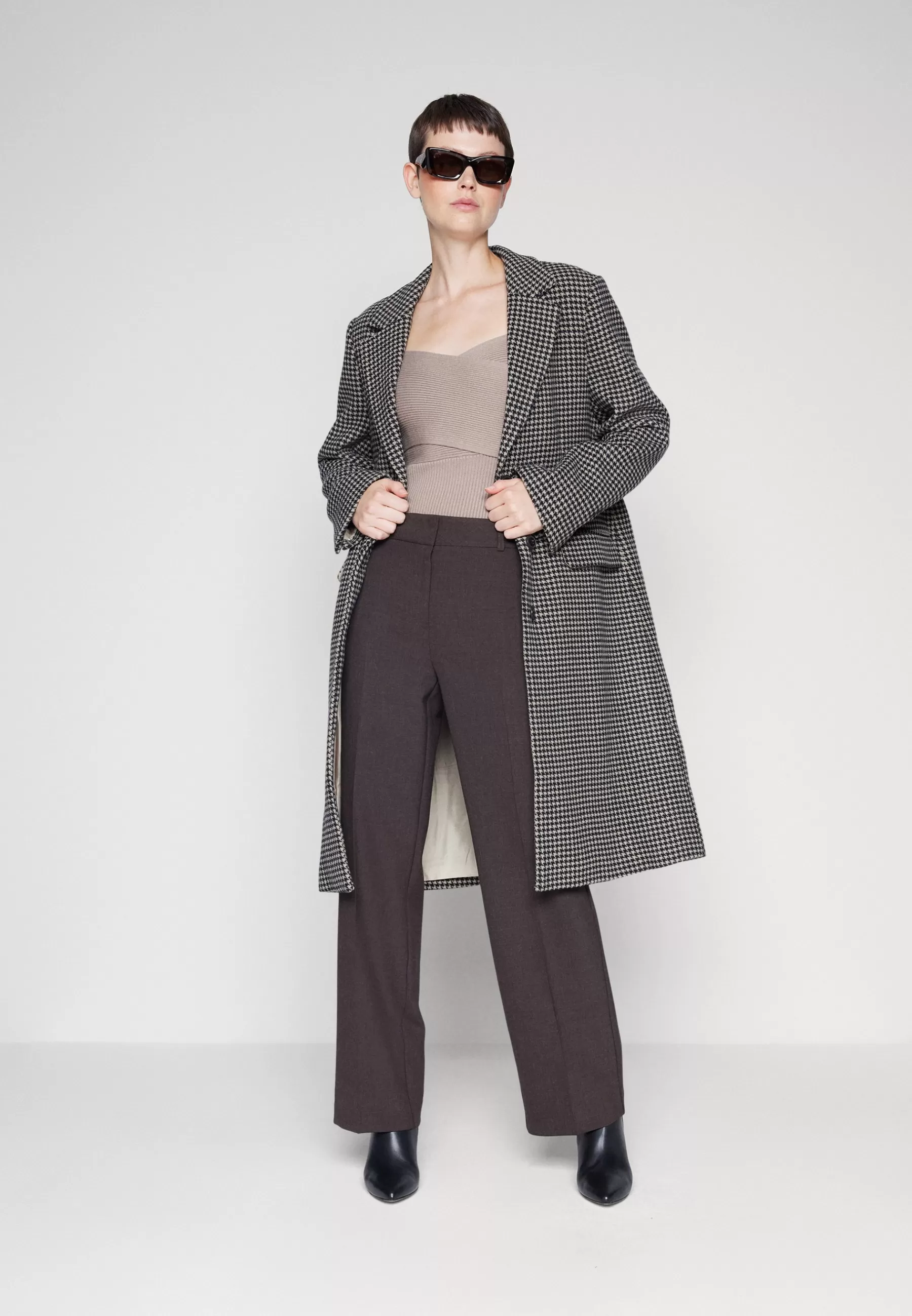 Moss Copenhagen Genesis Long Jacket - Mantel>Dames Wollen Jassen