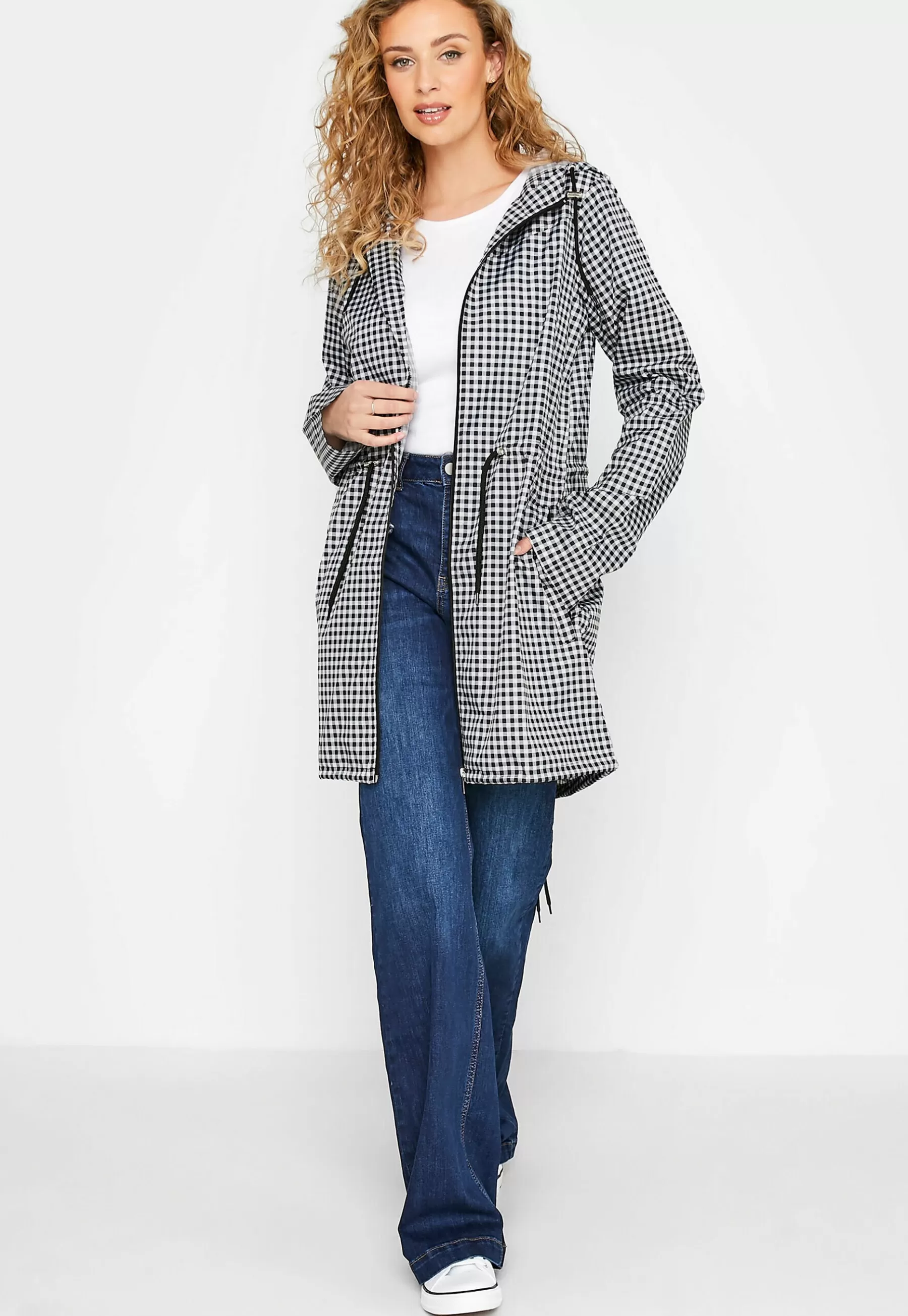 Dames Long Tall Sally Parka's | Gingham - Parka