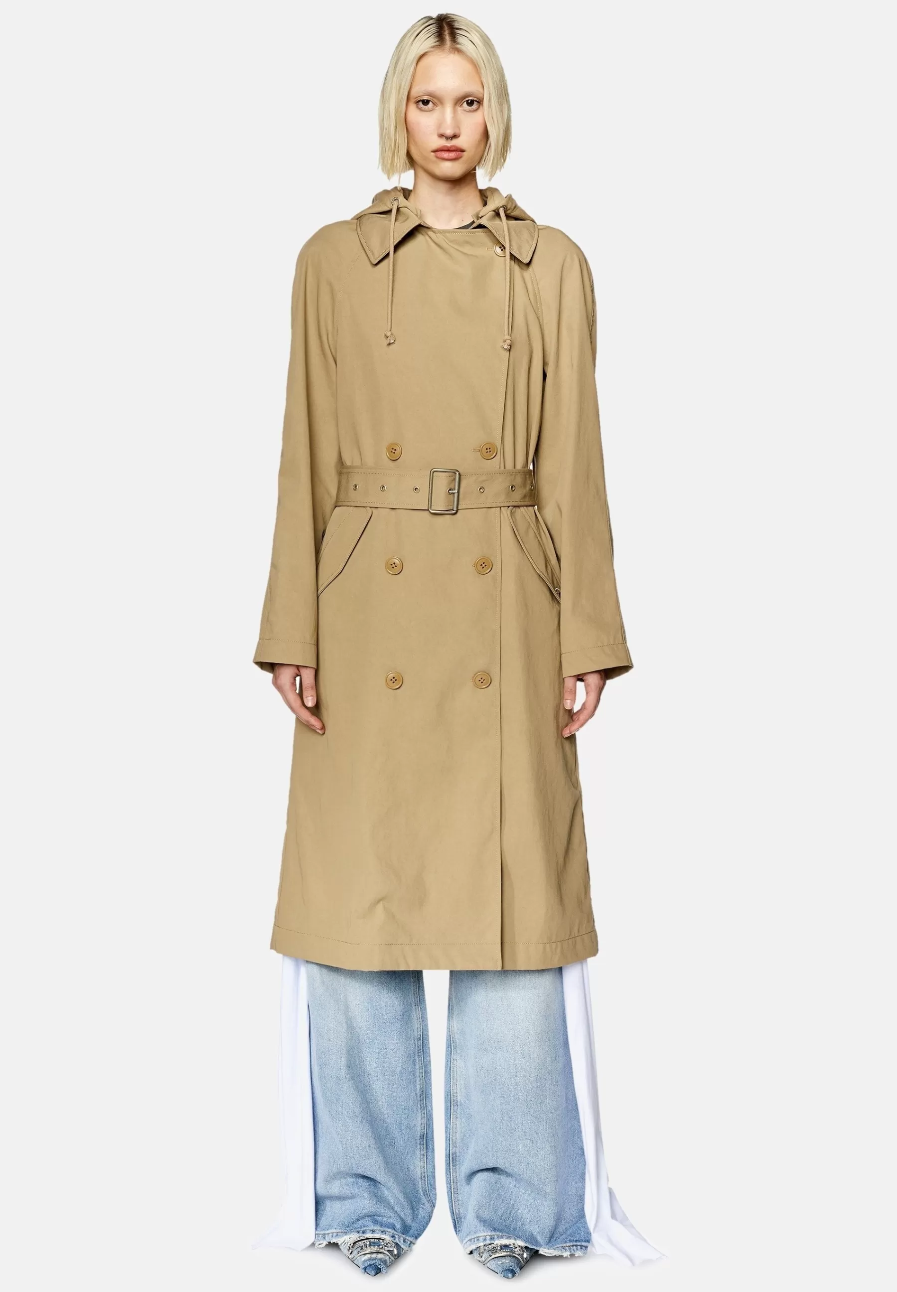 Dames Diesel Trenchcoats | G-Matthew-Fem - Trenchcoat