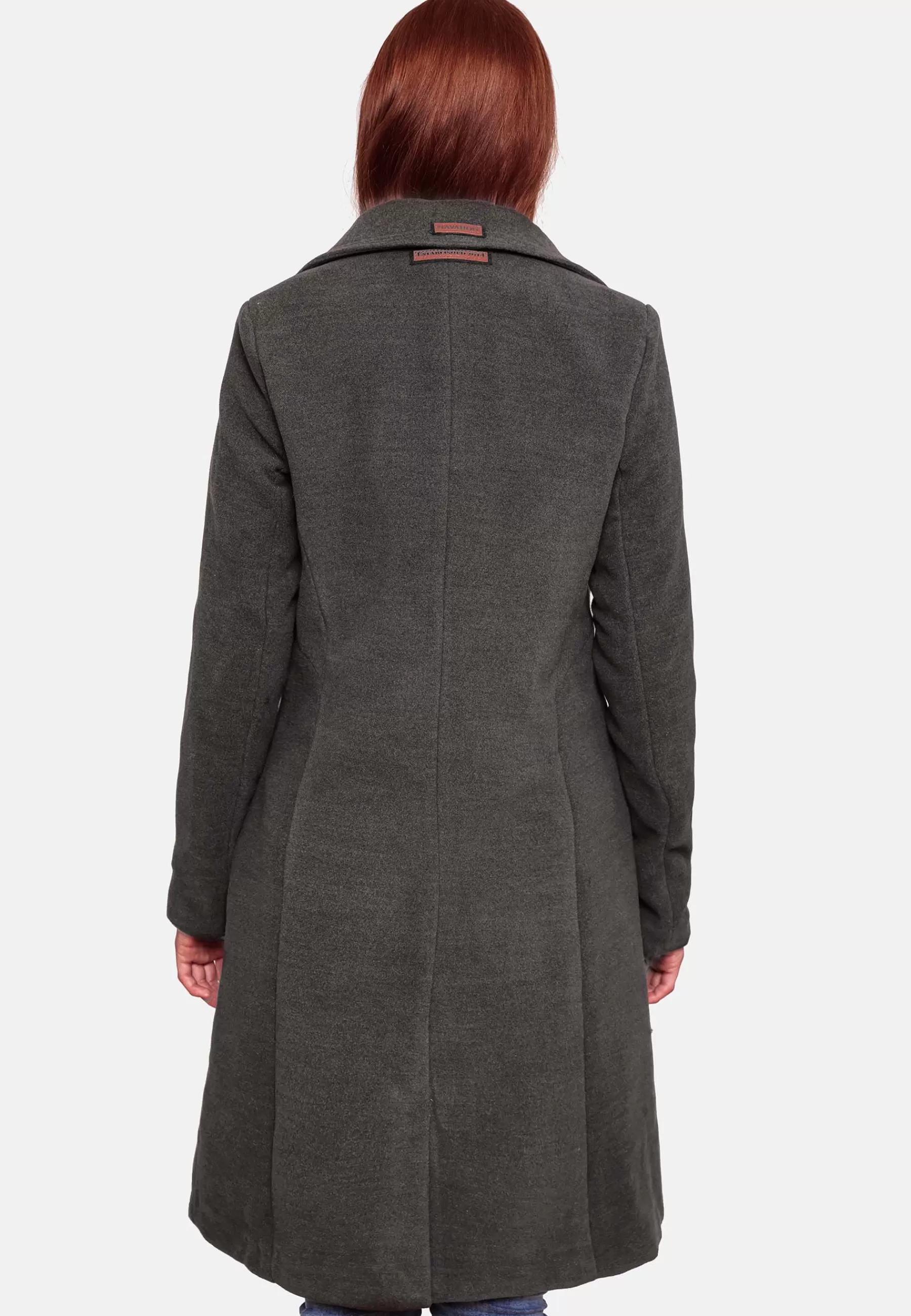 Navahoo Halflange Jas>Dames Wollen Jassen