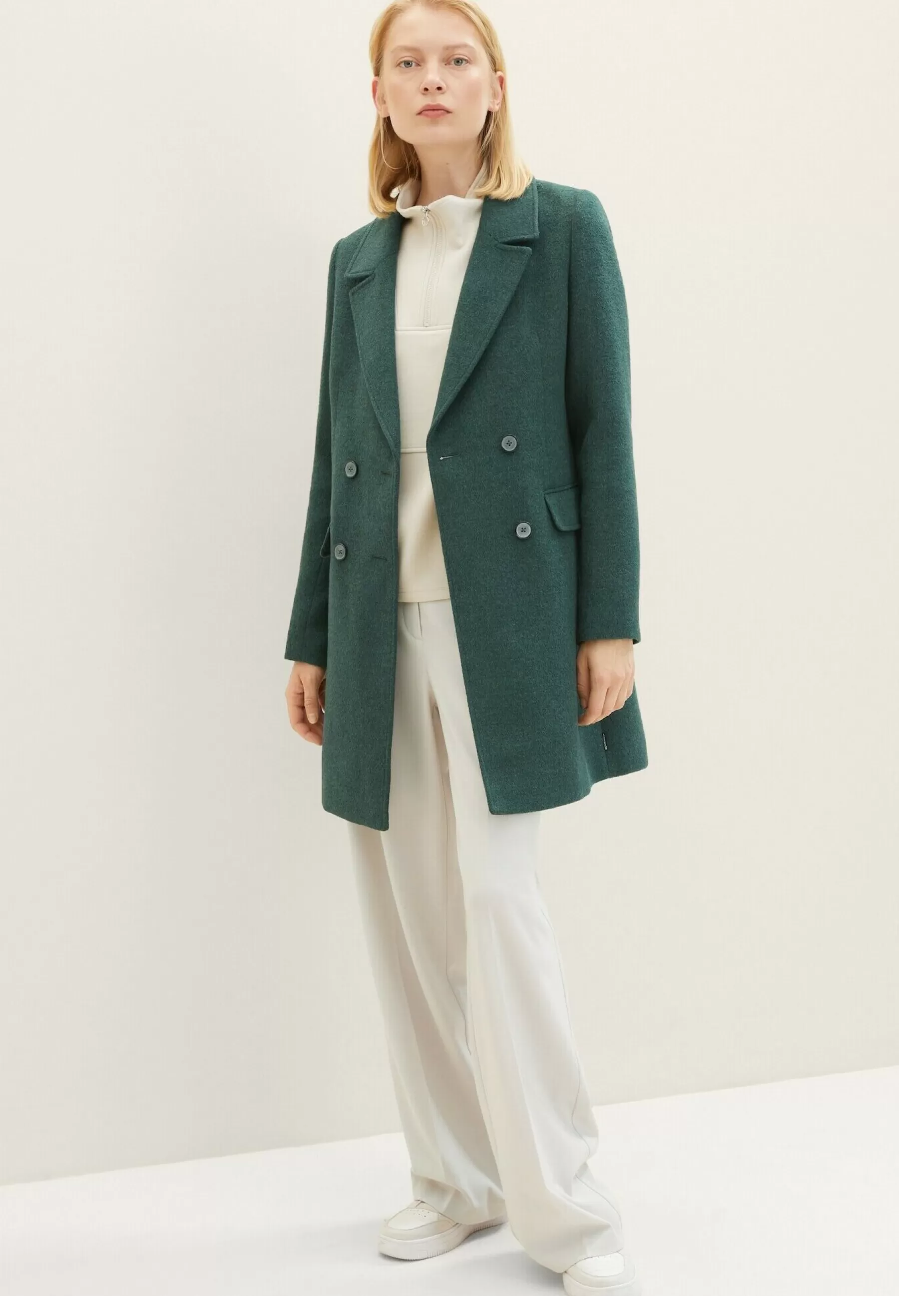 TOM TAILOR DENIM Halflange Jas>Dames Wollen Jassen