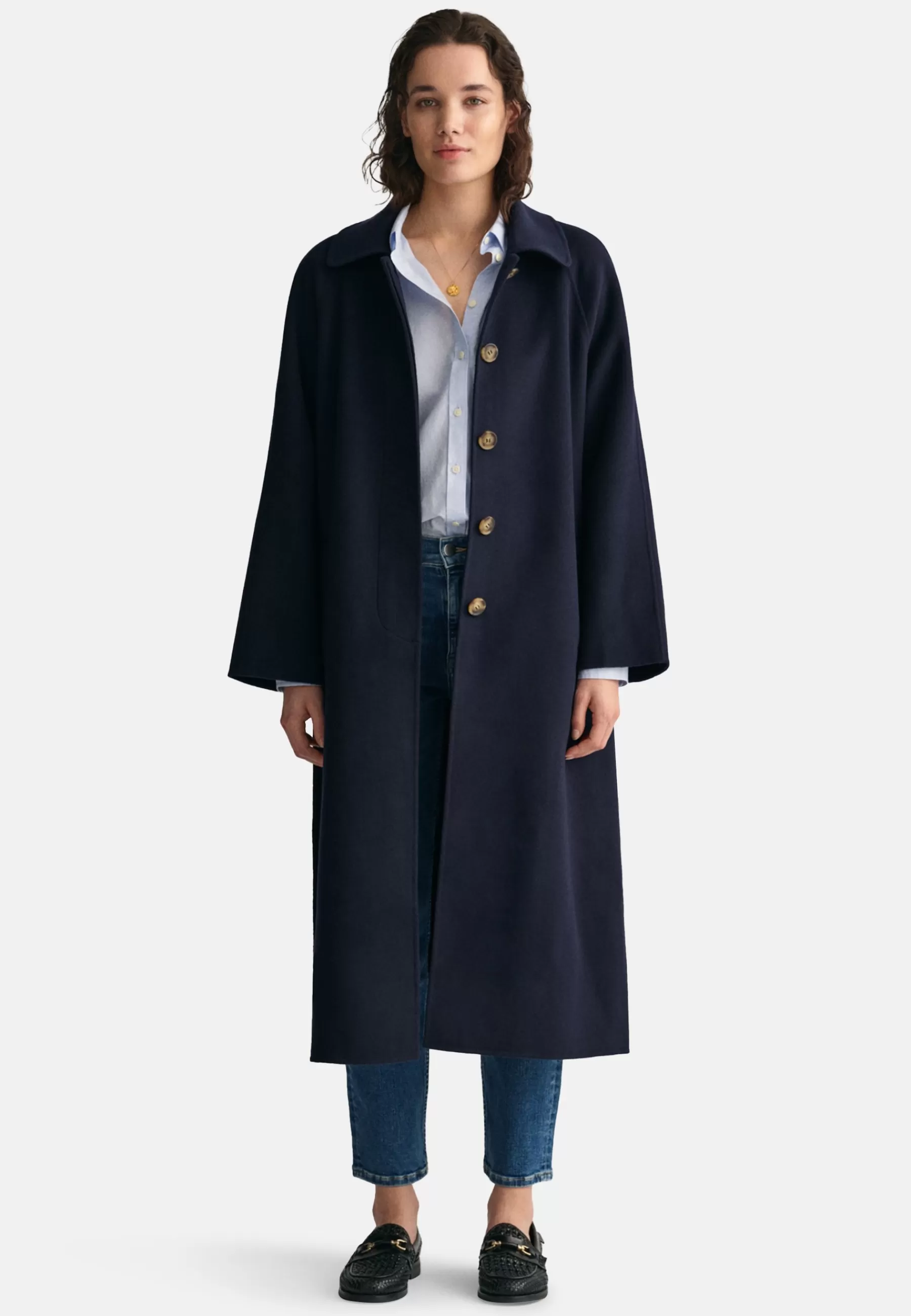GANT Handstitched Car - Mantel>Dames Wollen Jassen