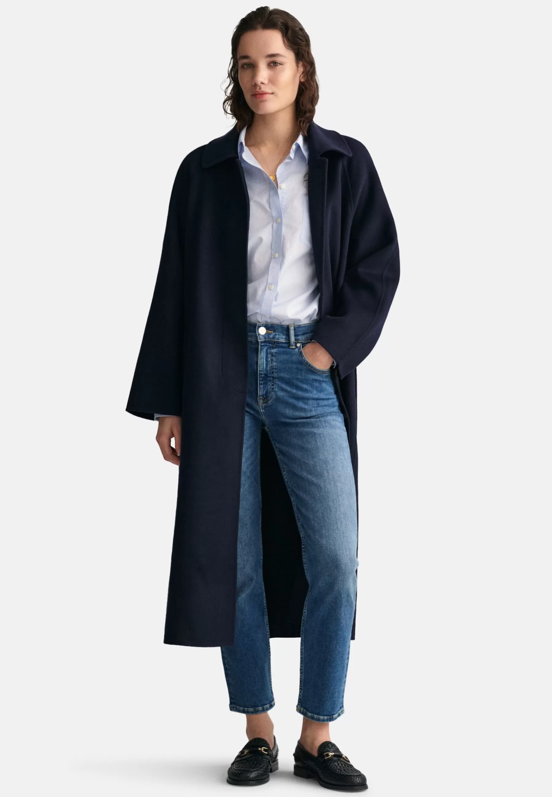 GANT Handstitched Car - Mantel>Dames Wollen Jassen
