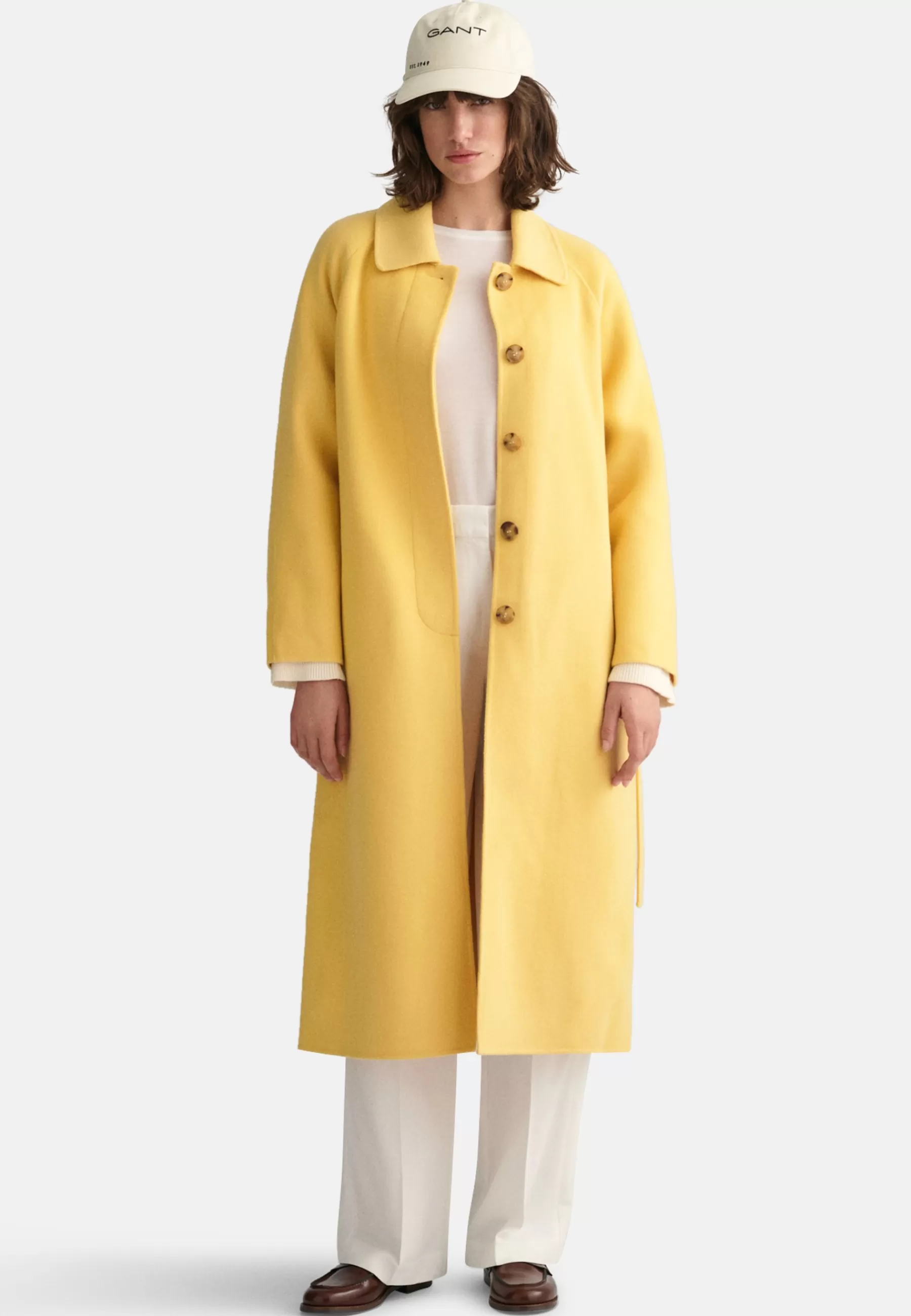 GANT Handstitched Car - Mantel>Dames Wollen Jassen