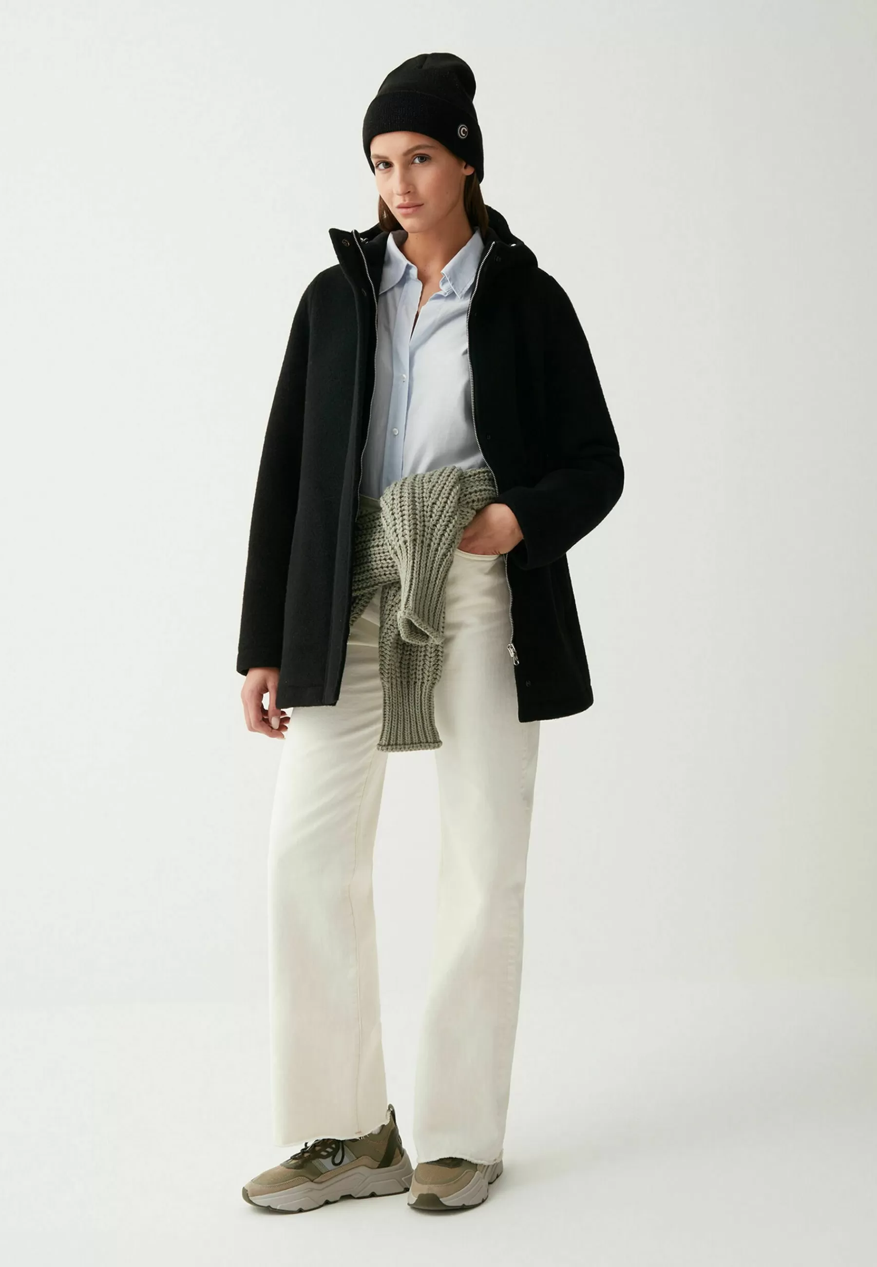 Colmar Originals Hooded - Halflange Jas>Dames Wollen Jassen