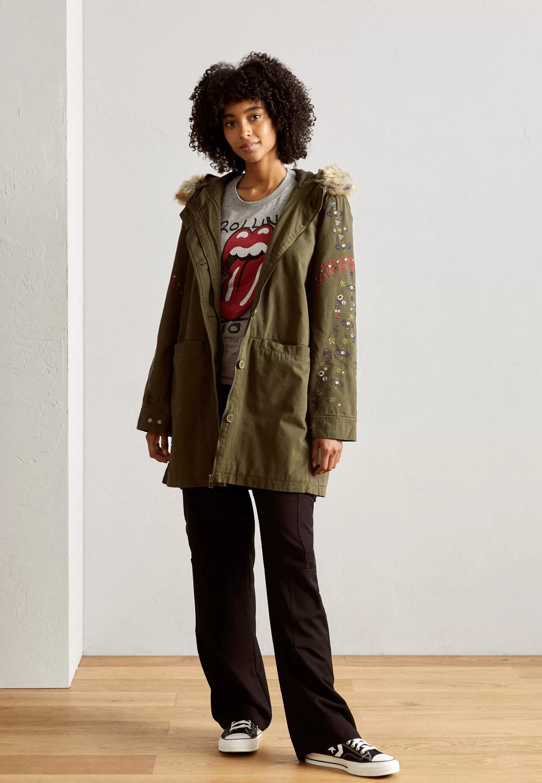 Dames Desigual Parka's | Jacket Detroit - Parka