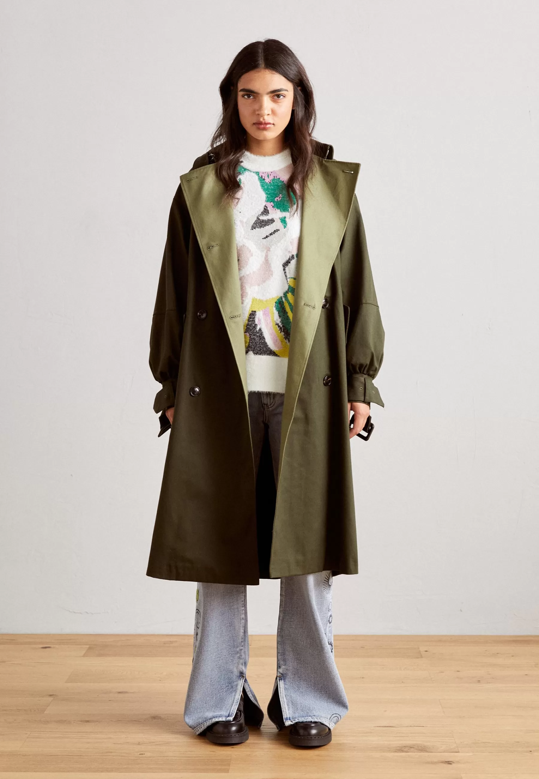 Dames Desigual Trenchcoats | Jacket Trek - Trenchcoat