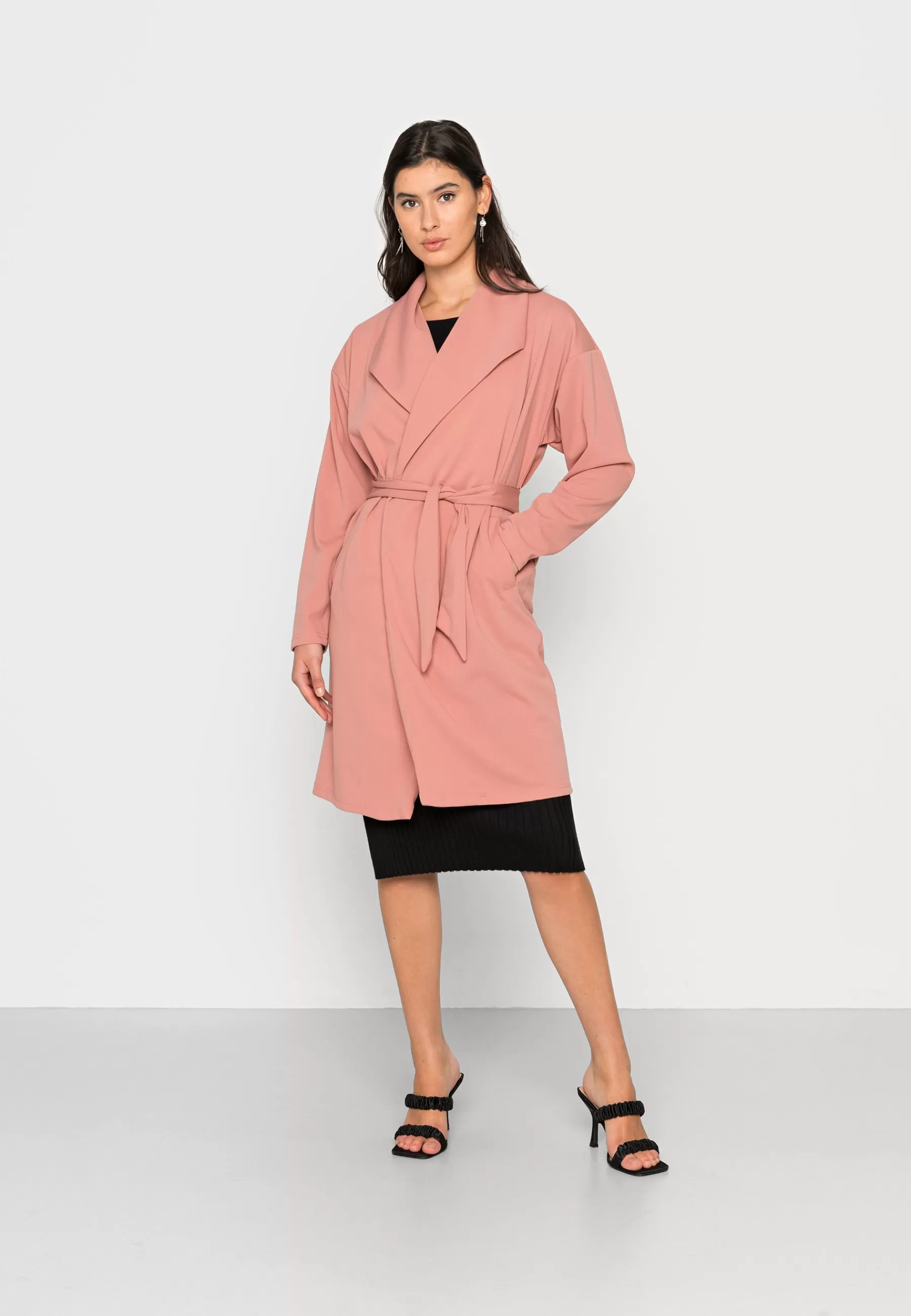 JDY mekko Wrap Long Jacket - Mantel>Dames Wollen Jassen