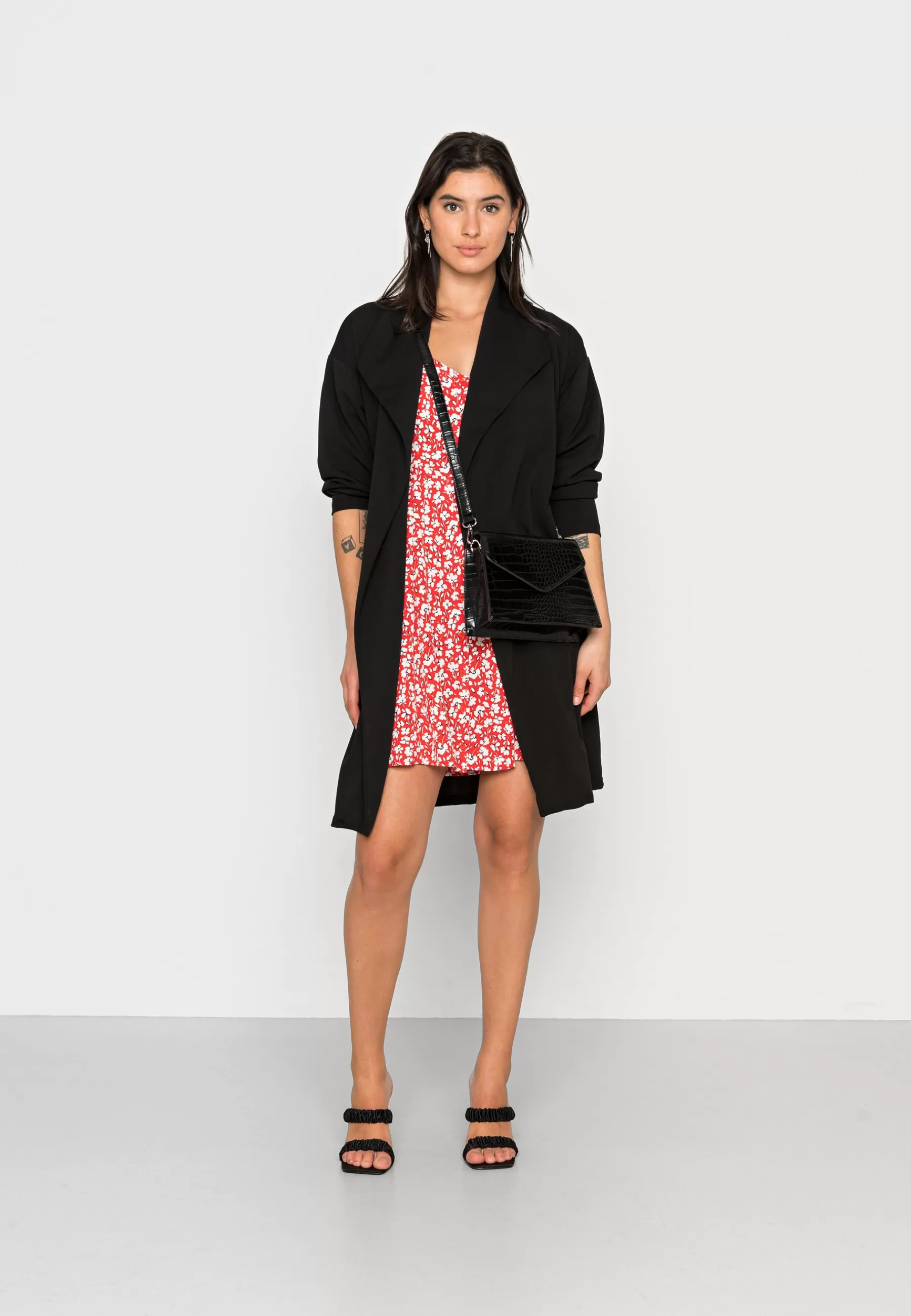 JDY mekko Wrap Long Jacket - Mantel>Dames Wollen Jassen