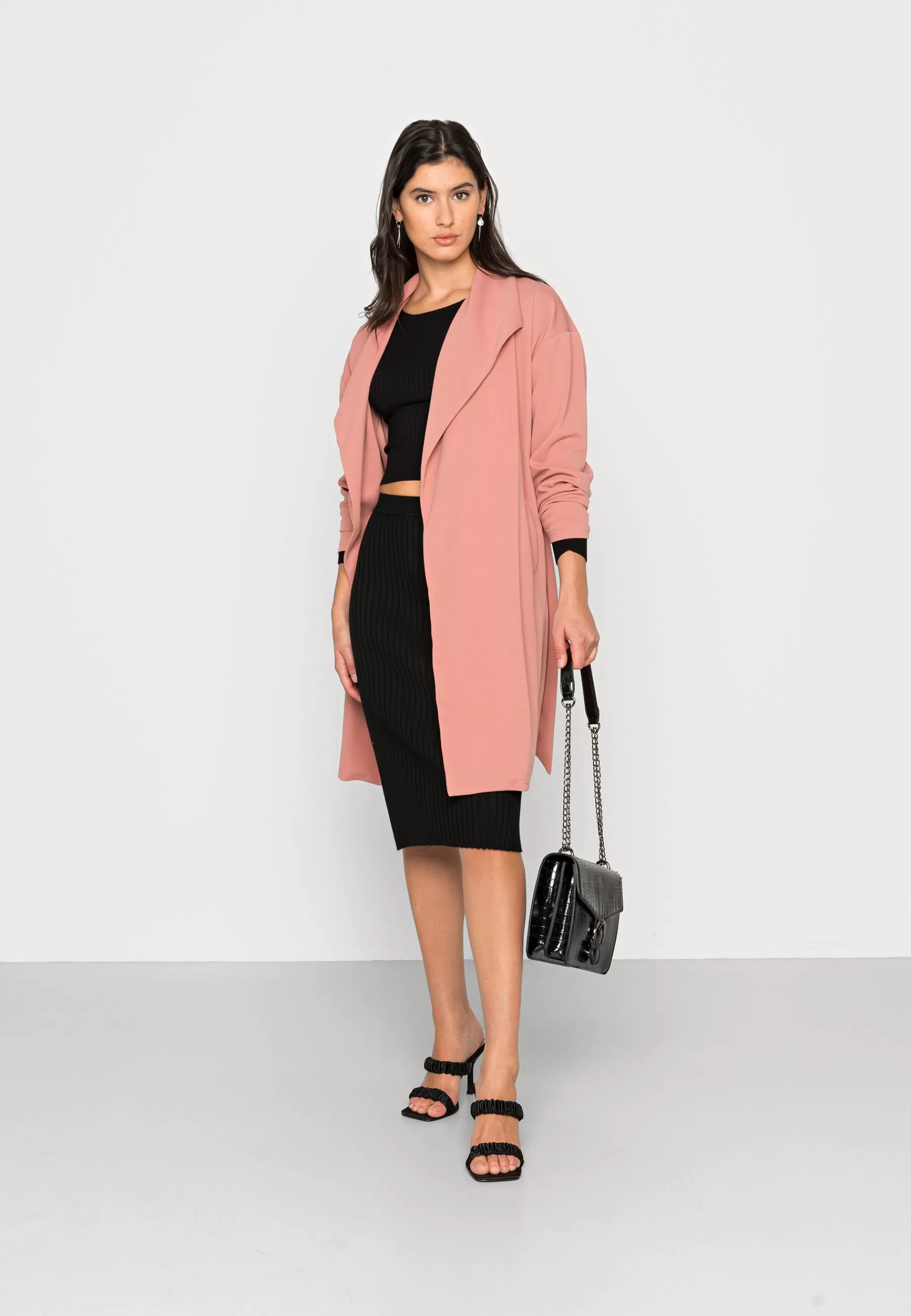 JDY mekko Wrap Long Jacket - Mantel>Dames Wollen Jassen