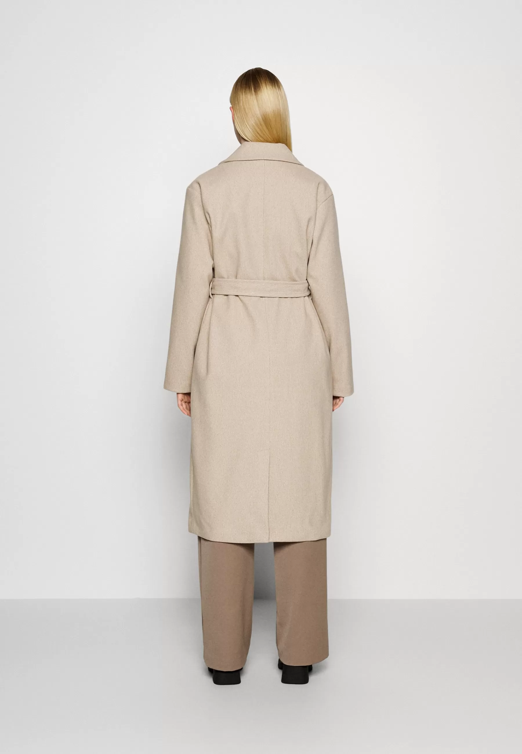 JDY Tall Jdyviola Long Coat With Belt - Mantel>Dames Wollen Jassen