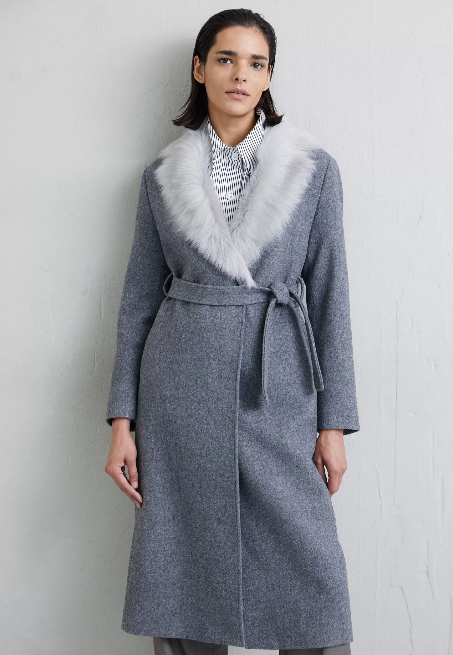 STUDIO ID Jenni Coat With Collar - Mantel>Dames Wollen Jassen