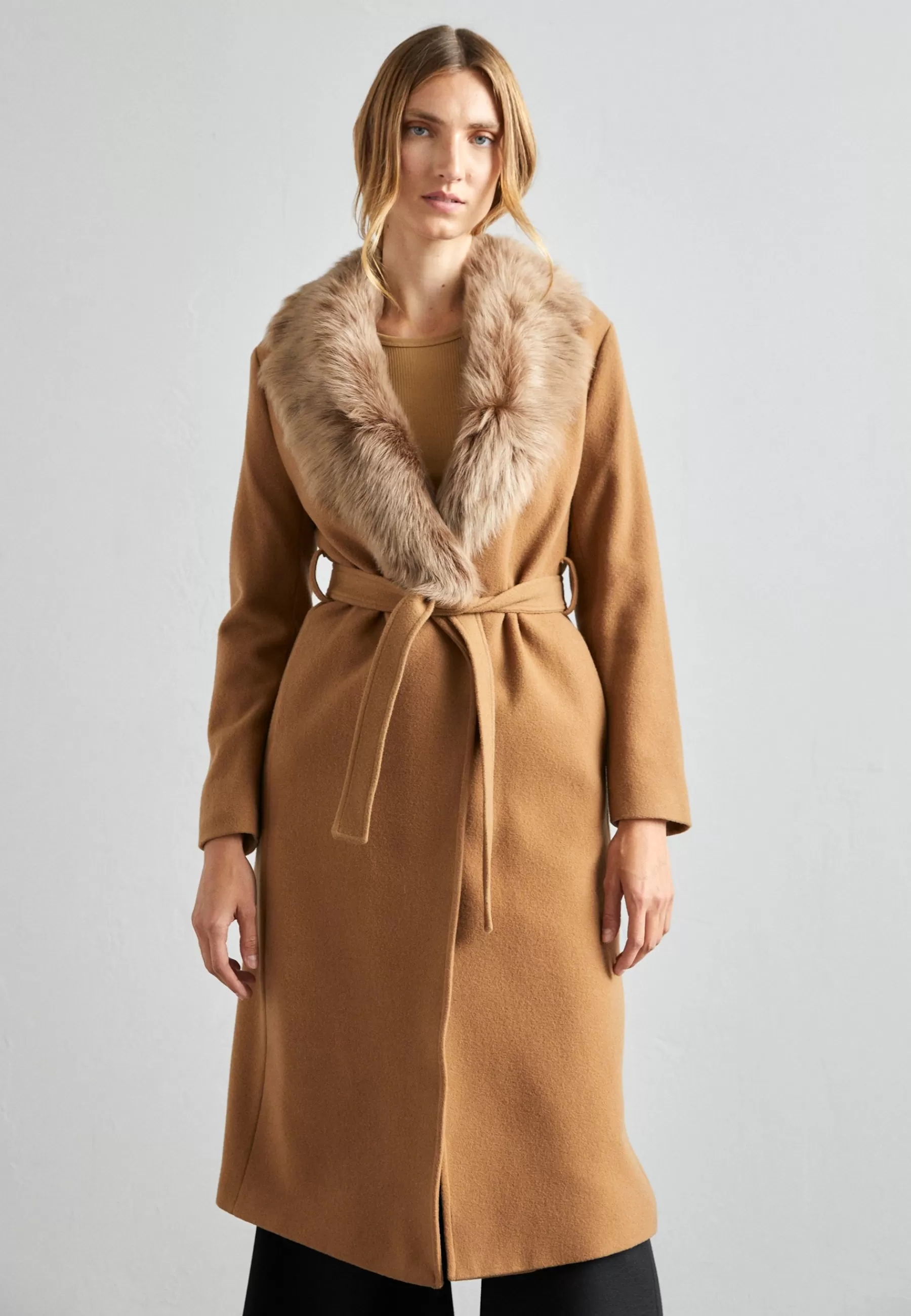 STUDIO ID Jenni Coat With Collar - Mantel>Dames Wollen Jassen