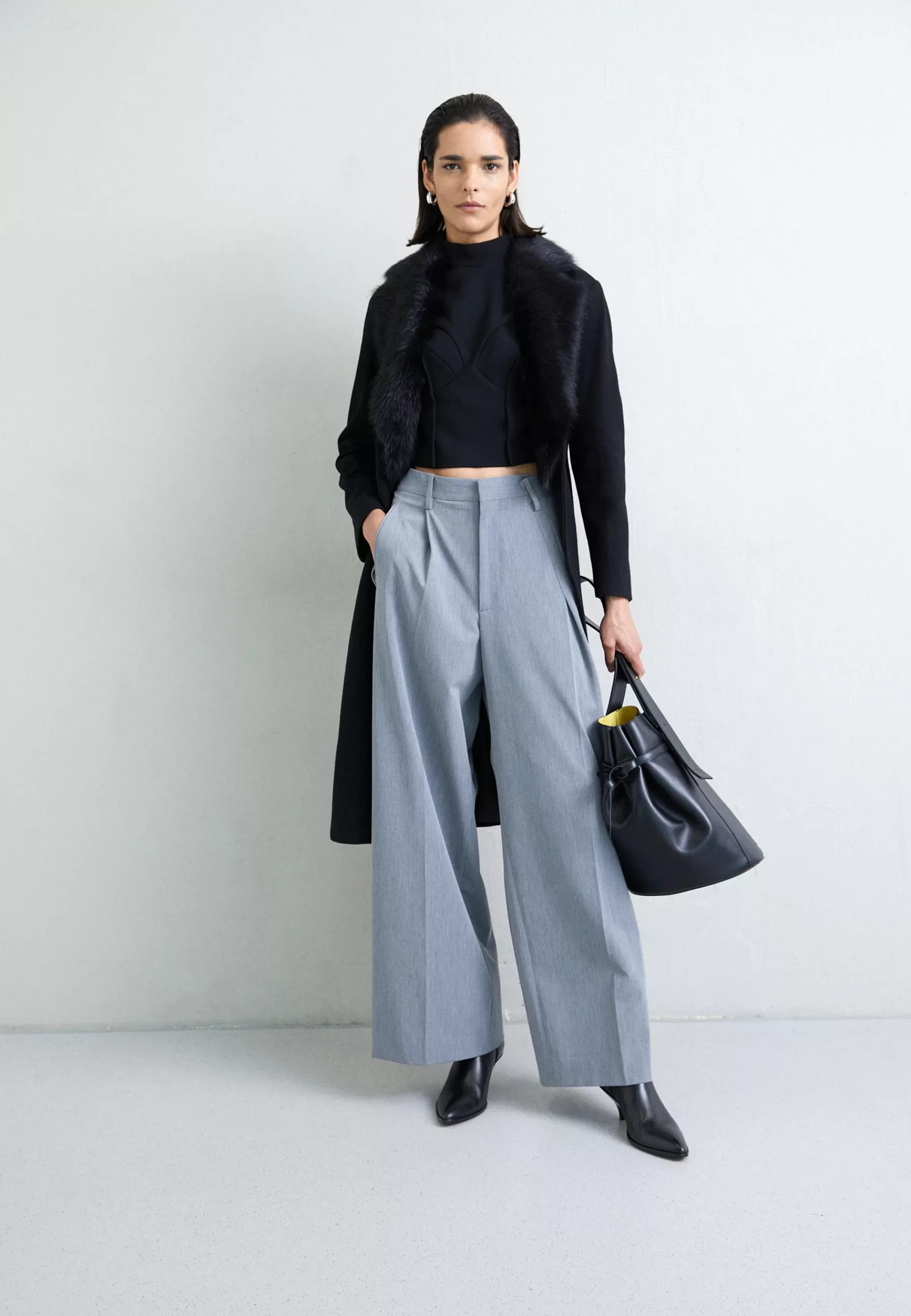 STUDIO ID Jenni Coat With Collar - Mantel>Dames Wollen Jassen