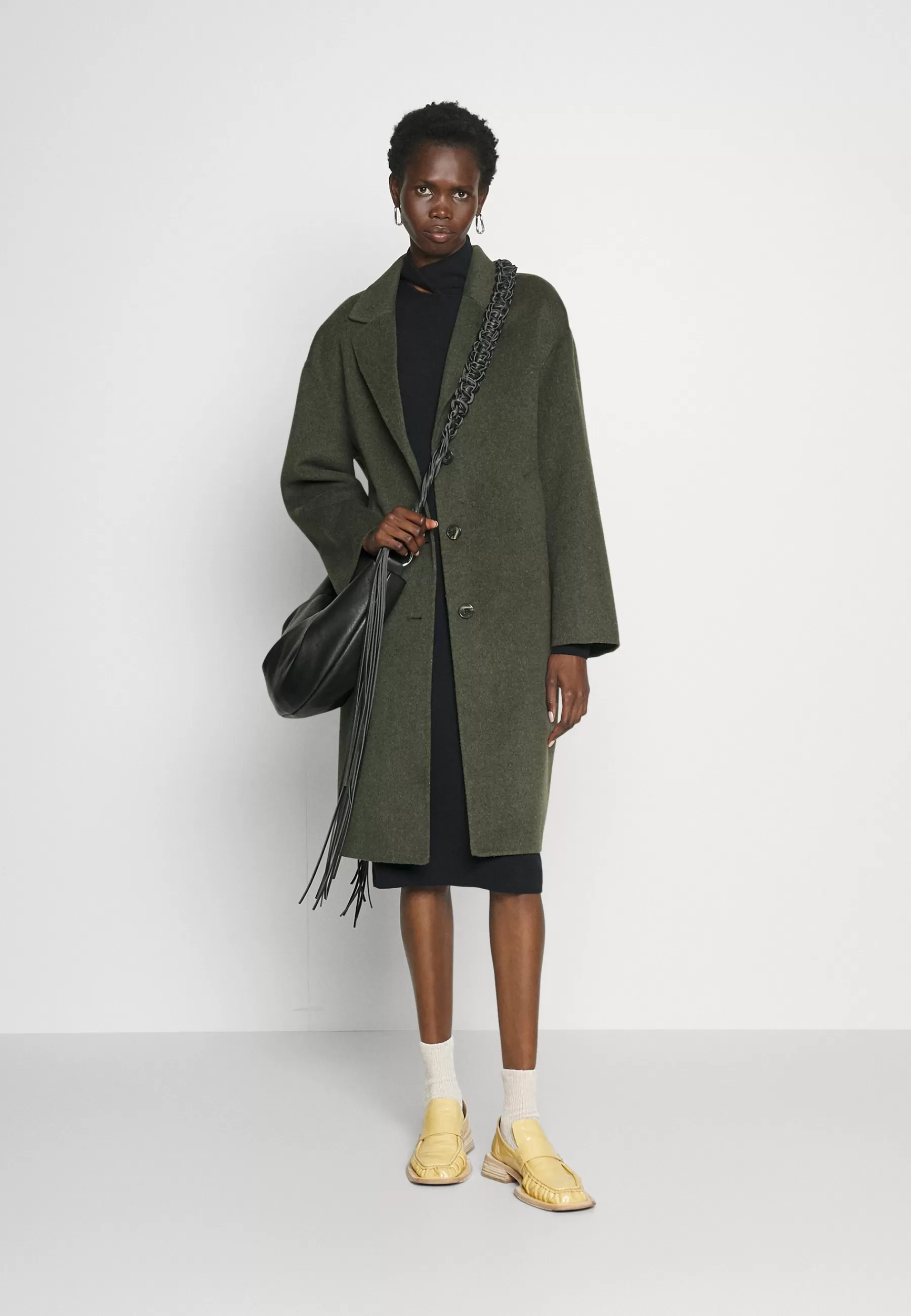 Marimekko Kapiteeli Solid Coat - Mantel>Dames Wollen Jassen