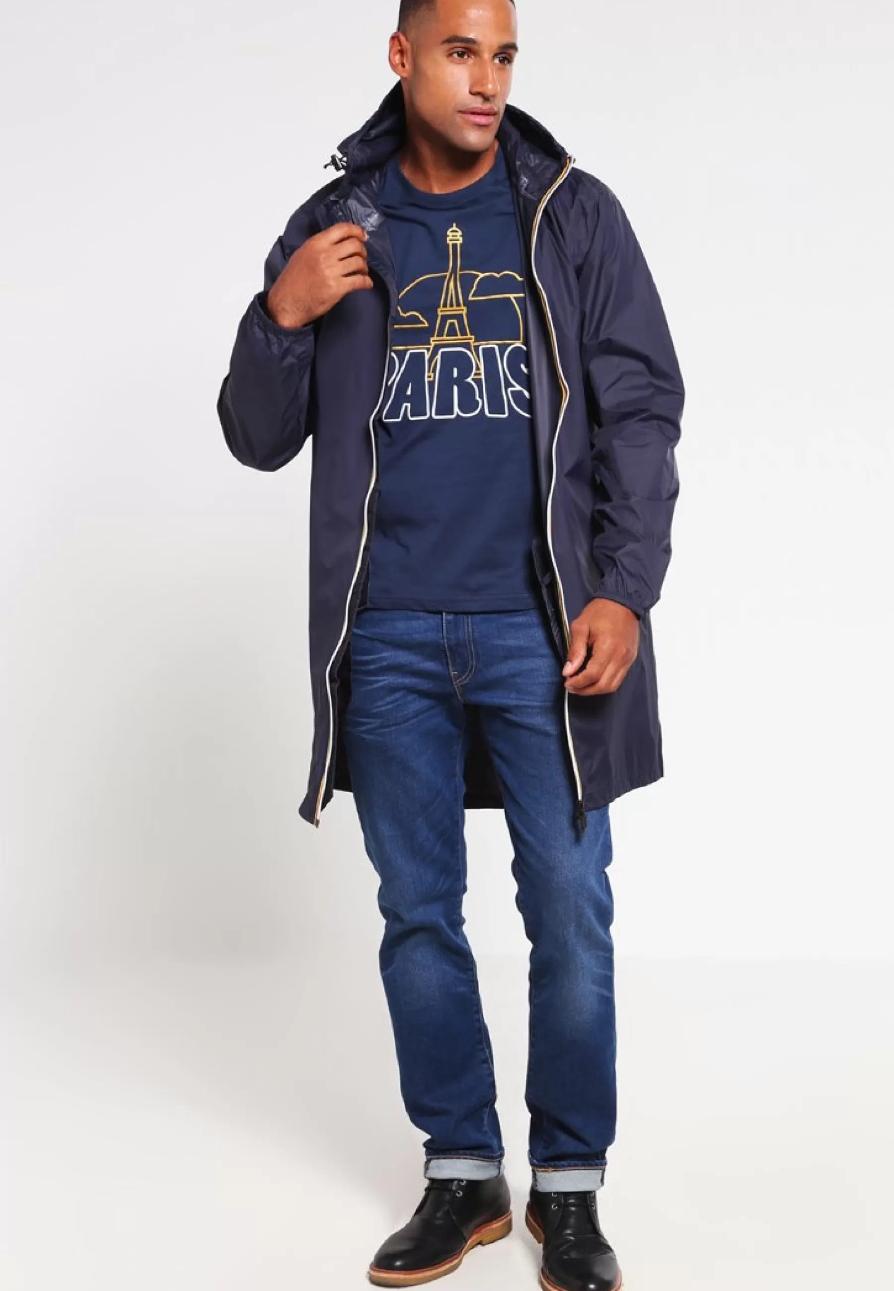 Dames K-Way Parka's | Le Vrai Eiffel 3.0 Unisex - Regenjas