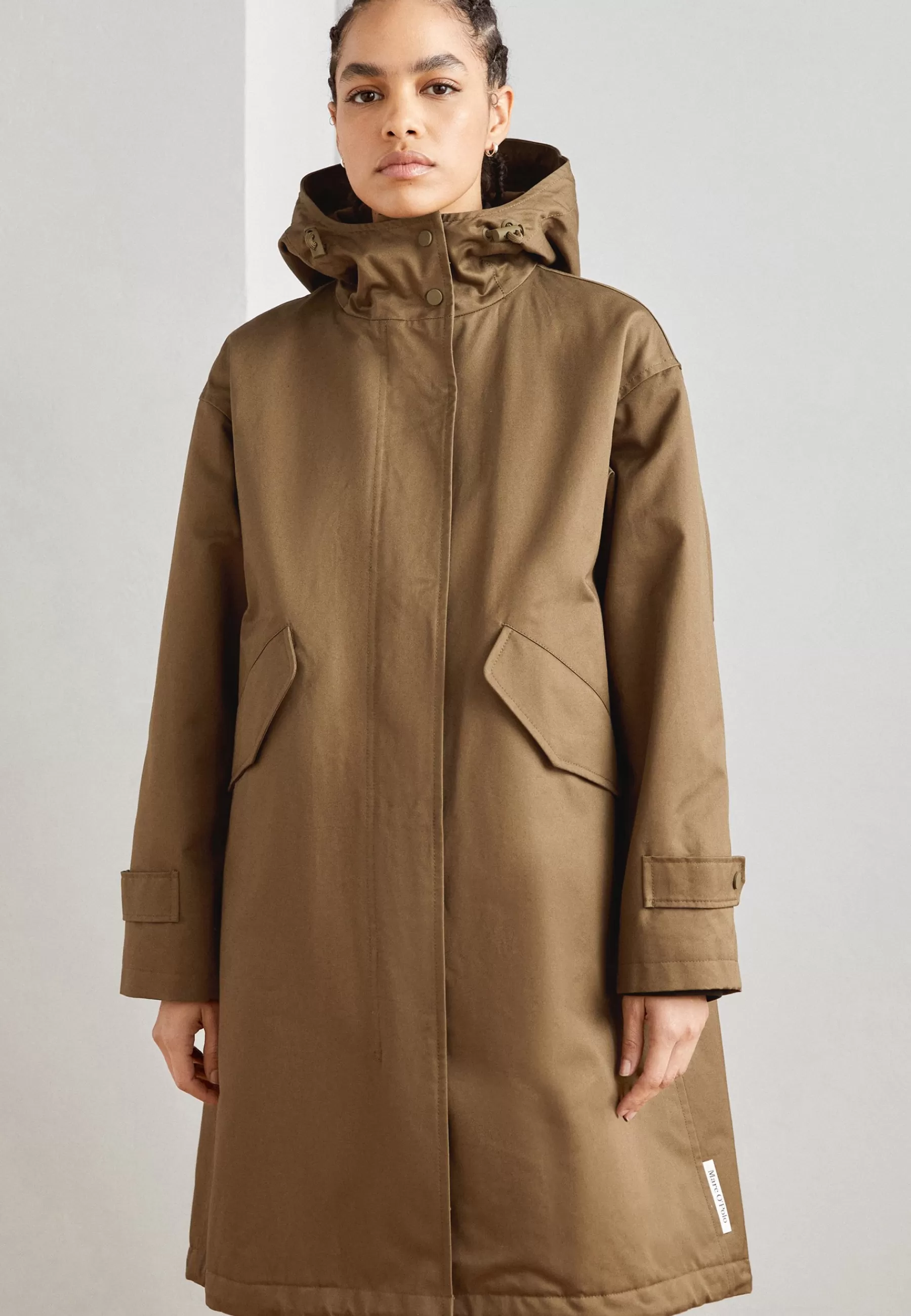 Marc O'Polo Light Padded With Hood Flap Pockets On Sleeve - Parka>Dames Parka's