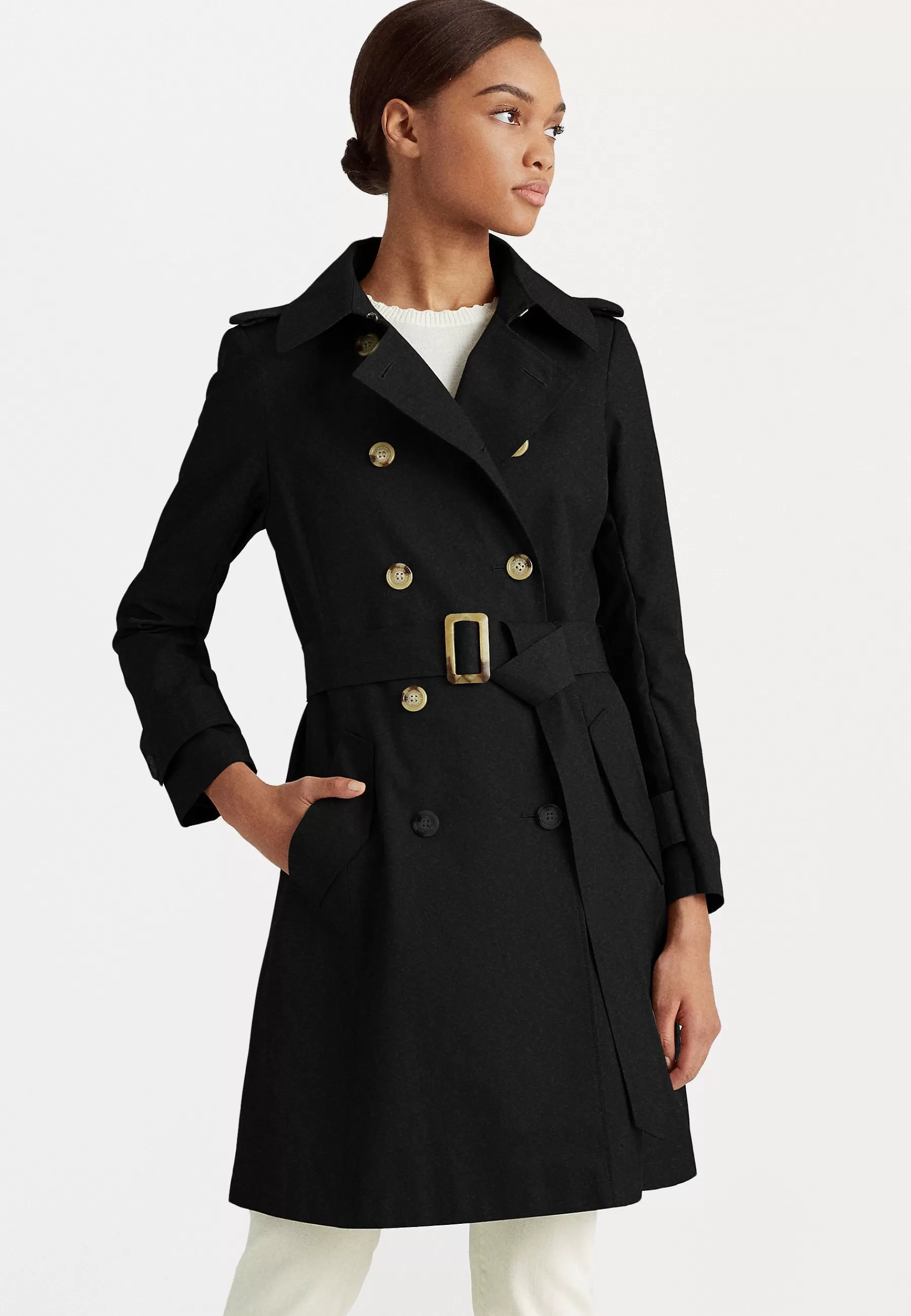 Dames Lauren Ralph Lauren Petite Trenchcoats | Lined Coat - Trenchcoat