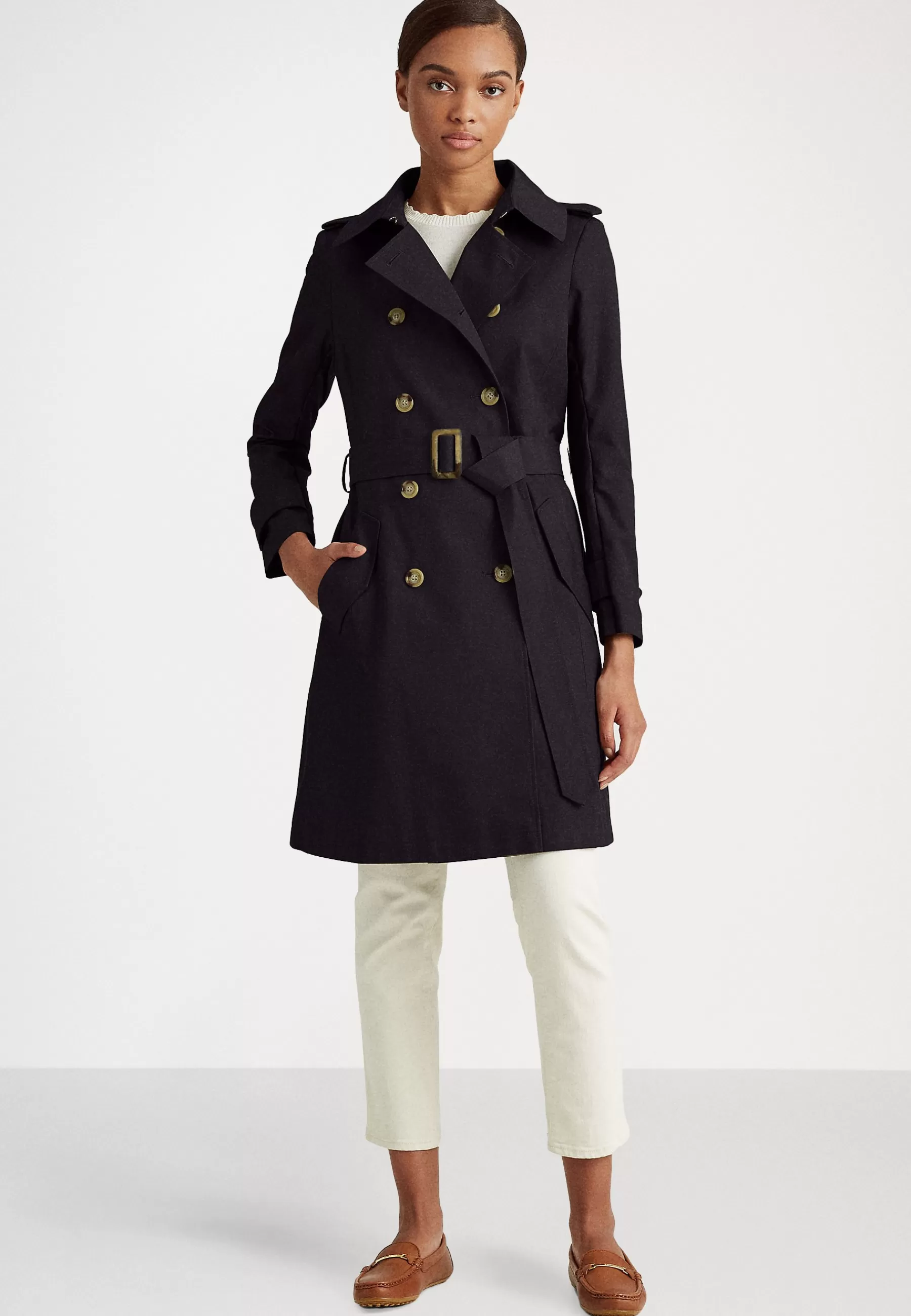 Dames Lauren Ralph Lauren Petite Trenchcoats | Lined Coat - Trenchcoat